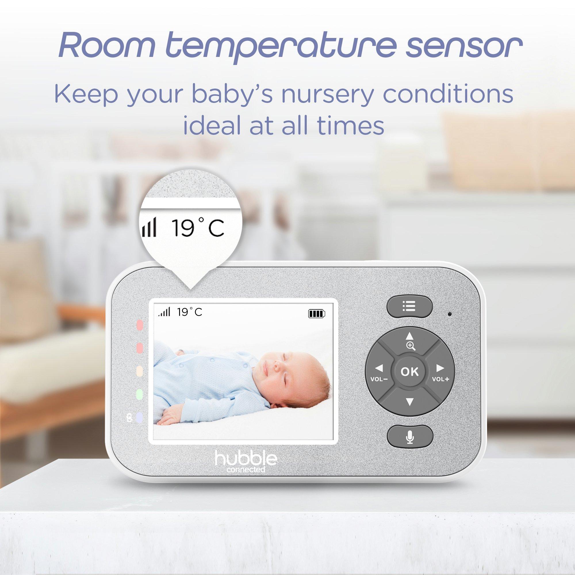 White - Hubble - Hubble Nursery Explore 2.8 Video Baby Monitor - 6