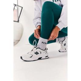 fITS Multi 3 Pack Ribbed Crew Fits Slogan Socks