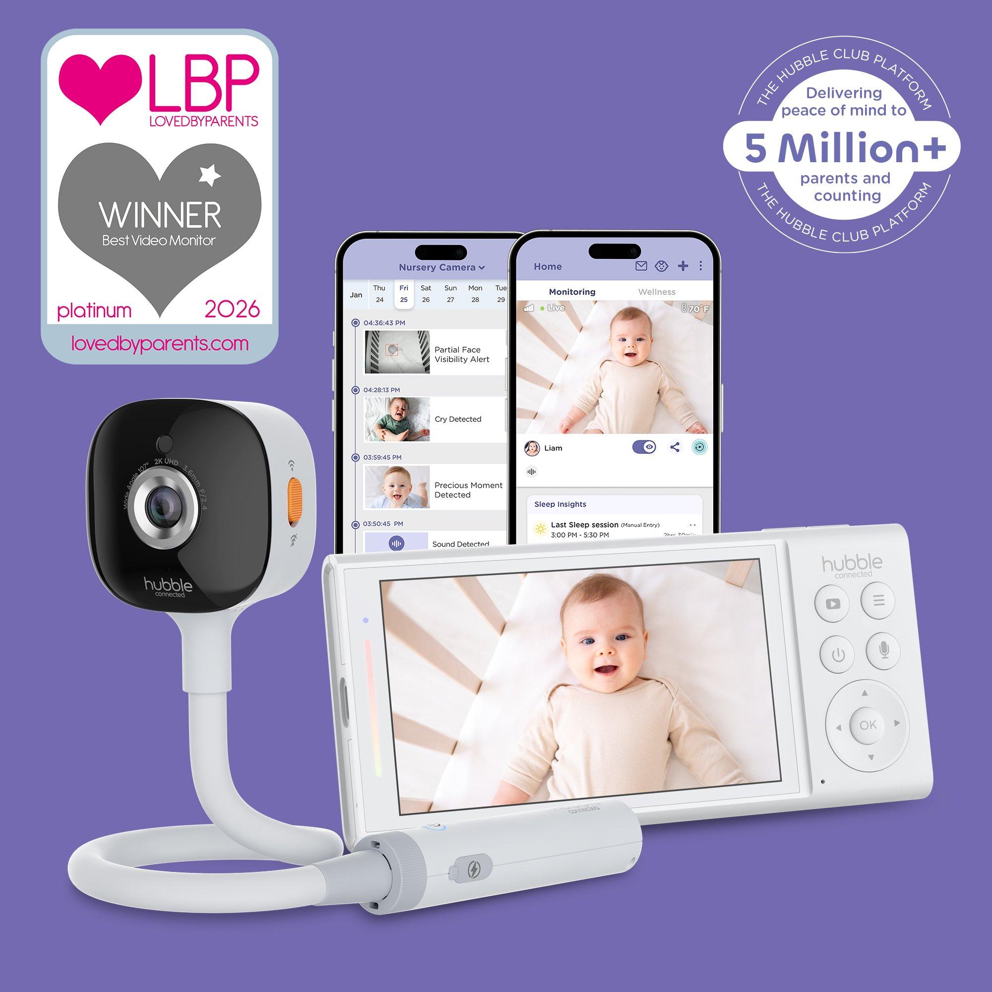 Hubble Go Baby Plus 5.0 Smart Video Baby Monitor