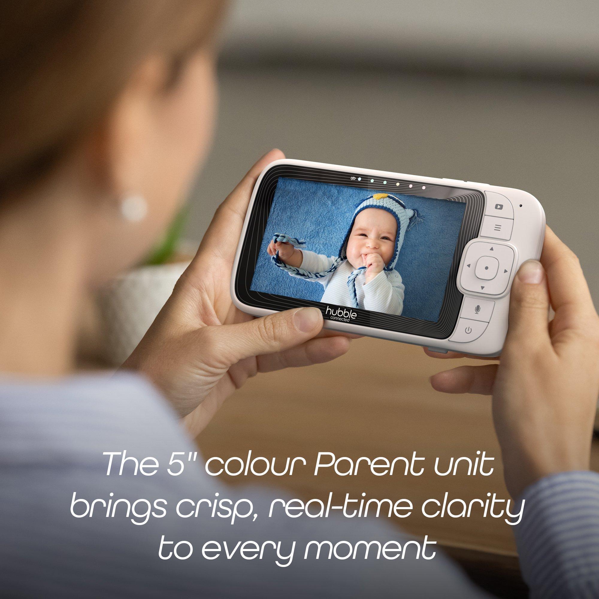 White - Hubble - Nursery Pal Connect 5 Smart Baby Monitor wi - 2