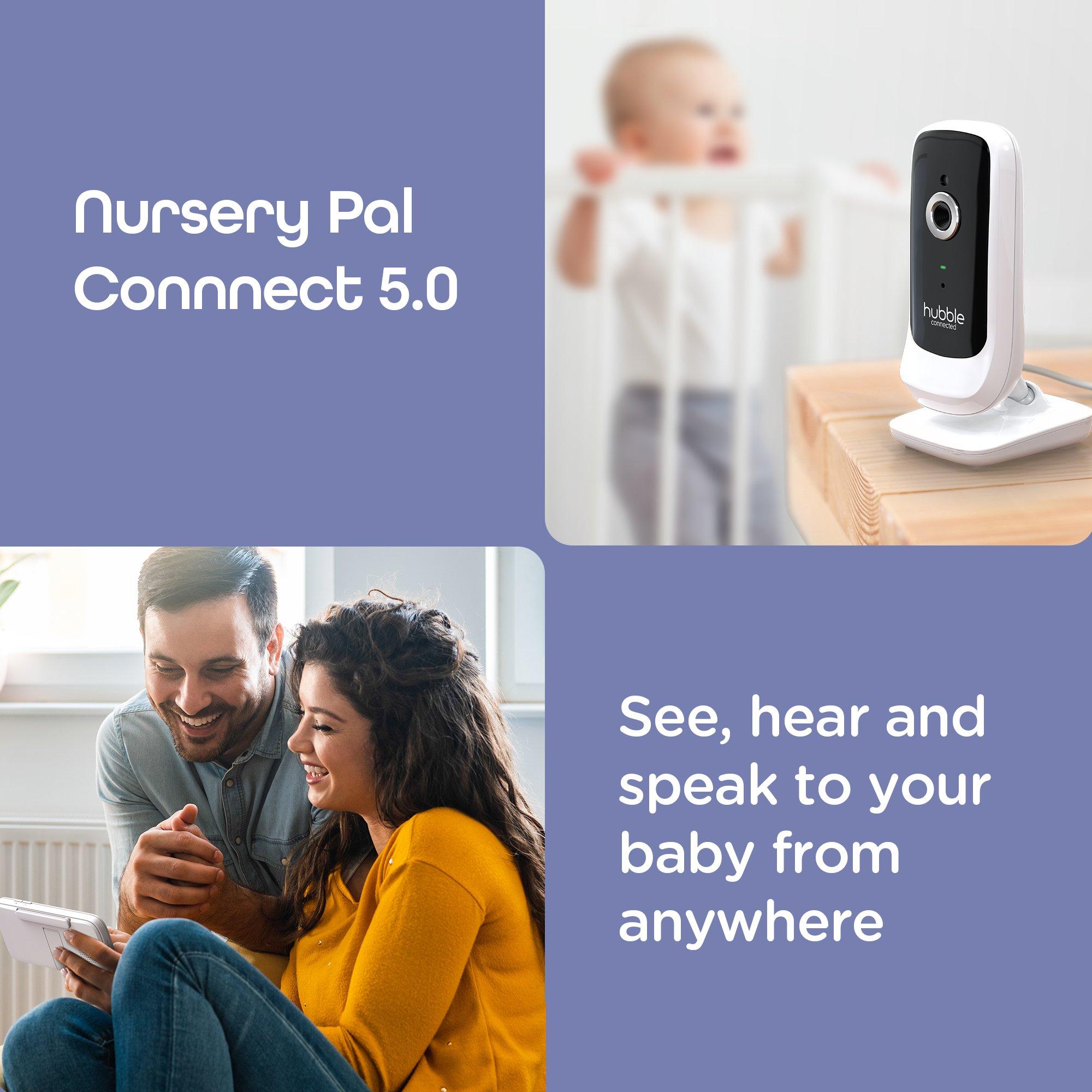 White - Hubble - Nursery Pal Connect 5 Smart Baby Monitor wi - 9
