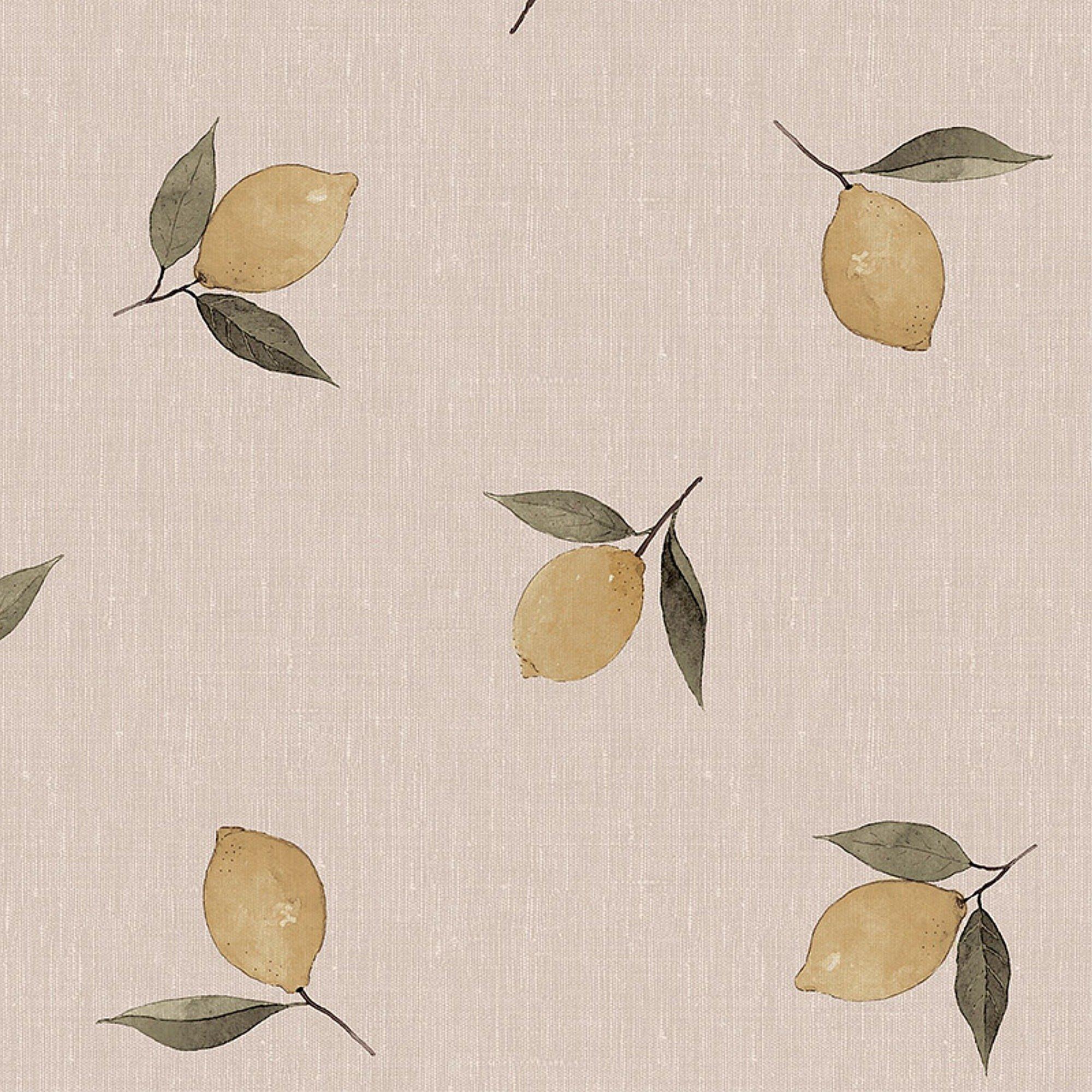 Soft Linen - Sophie Allport - Lemons Wallpaper - 4