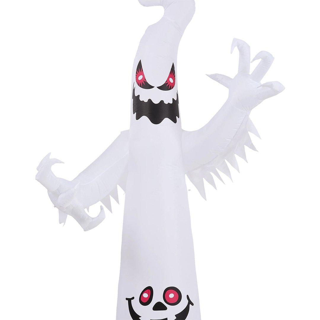 Multi - LIFE IDEAS - 7 FT Halloween Inflatable Ghost with LED Lights - 5