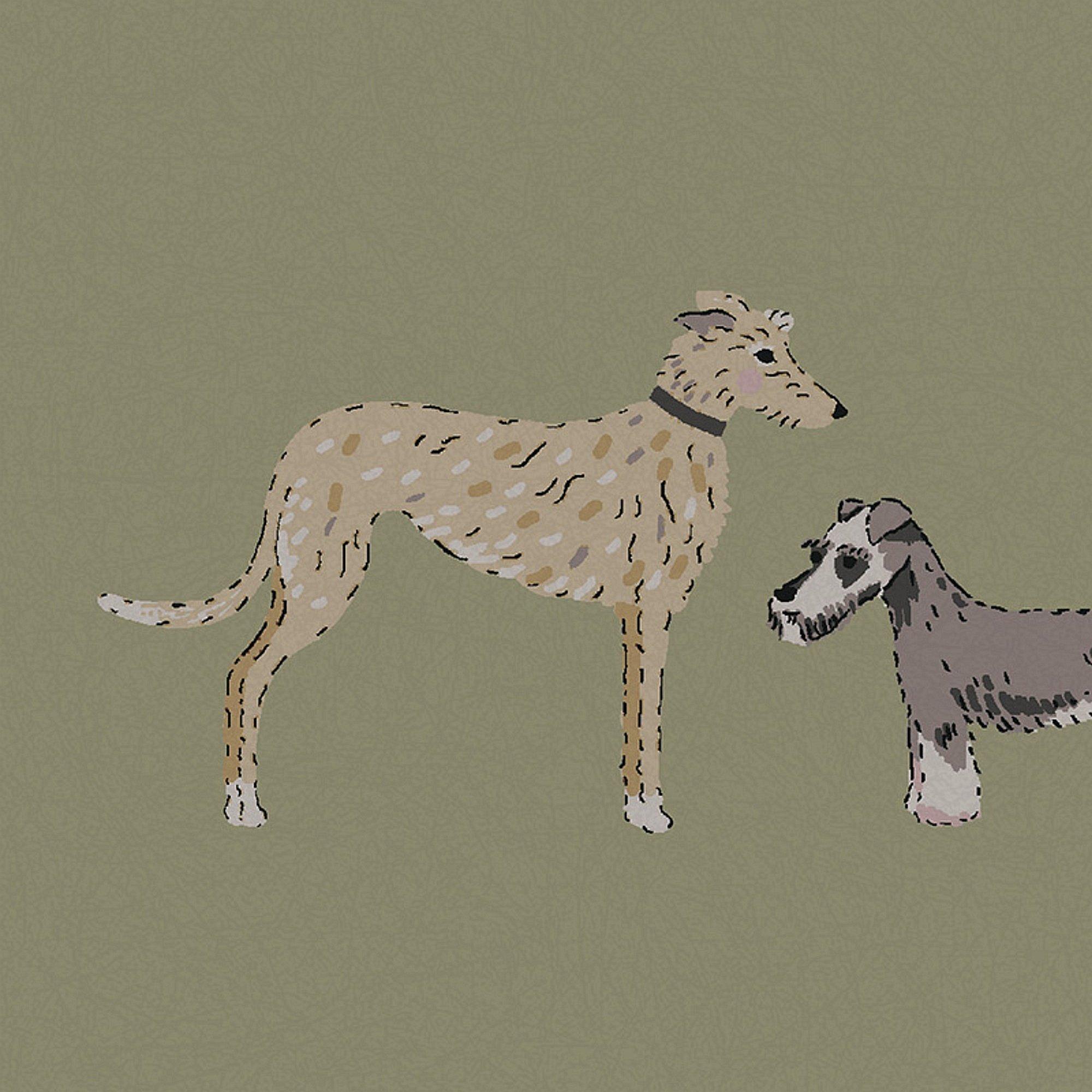 Mossbank Green - Sophie Allport - Doggy Daycare Wallpaper - 4