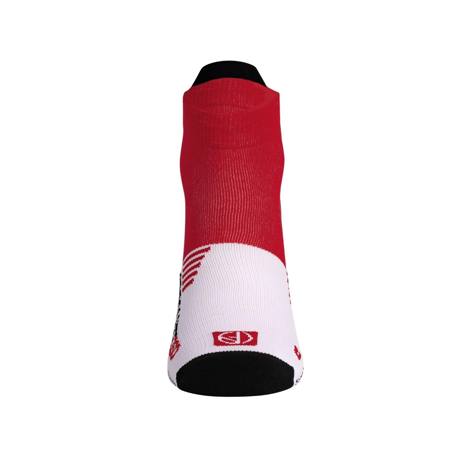 Neutral - Absolute 360 - Performance Running Socks: Ankle - Red/White - 2