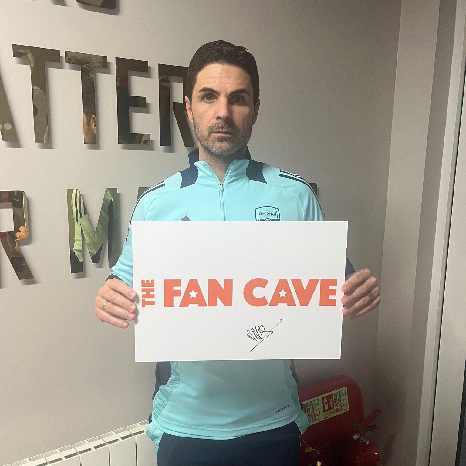 Blue - The Fan Cave - Mikel Arteta Signed Everton Shirt Premium Frame - 2