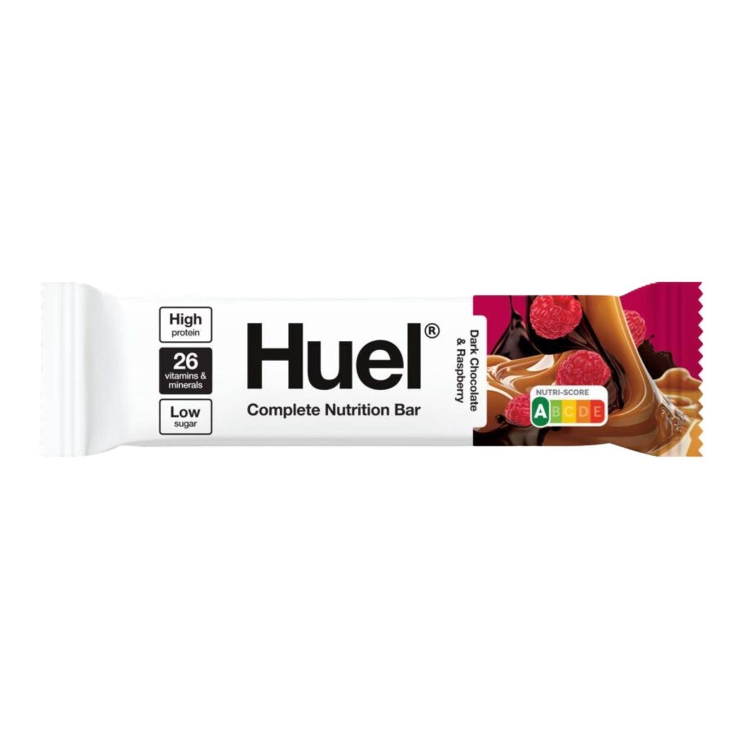 Huel  Complete Nutrition Bars (12 X 51G Bars) - Dark Chocolate - Pack of 12
