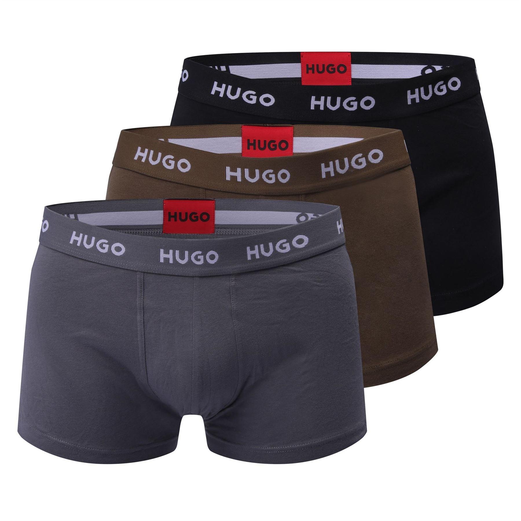 Multi Colour - Hugo - 3 Pack of Trunks - 2