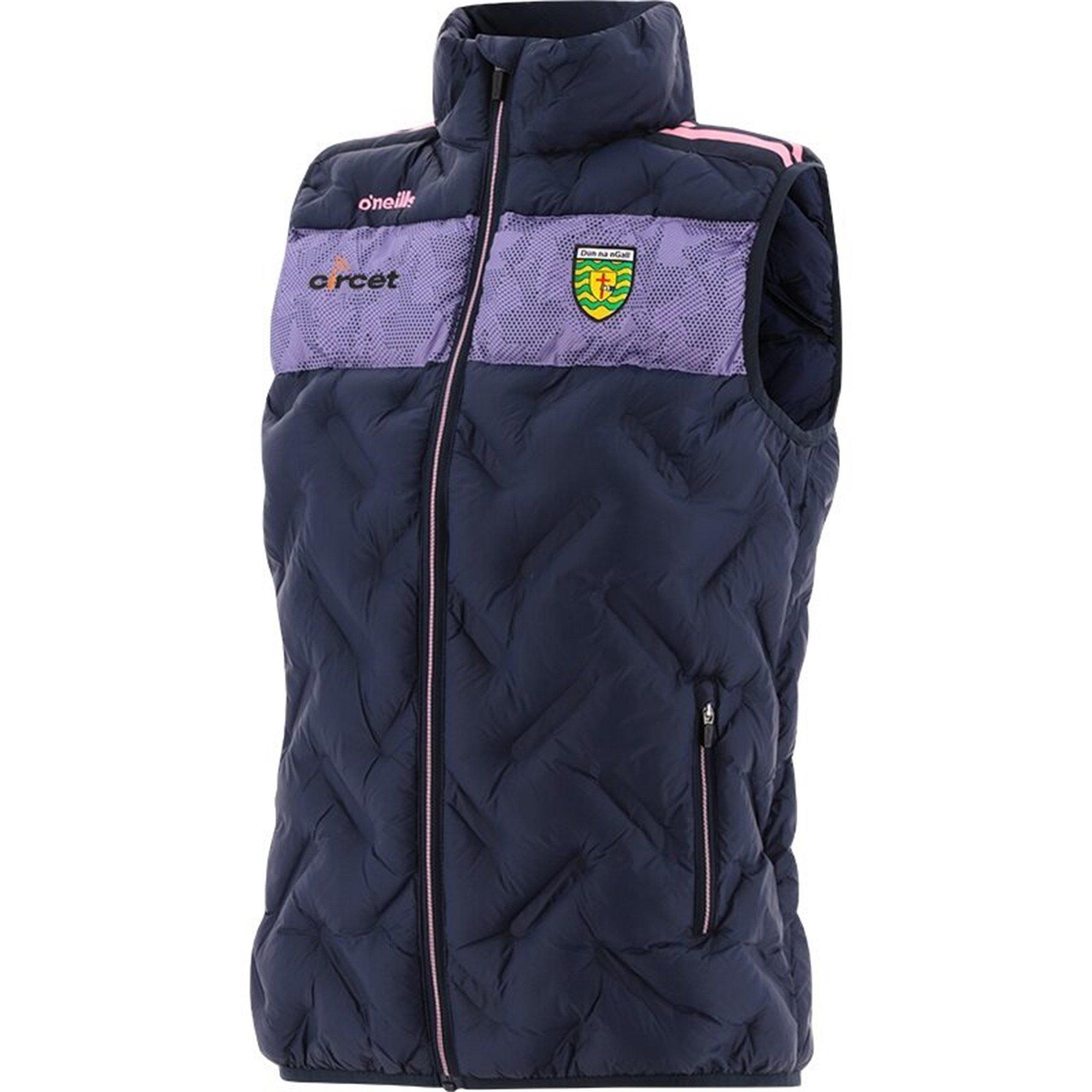 Marn/Lav/Candy - ONeills - Rockway Donegal Hooded Zip Gilet - 1