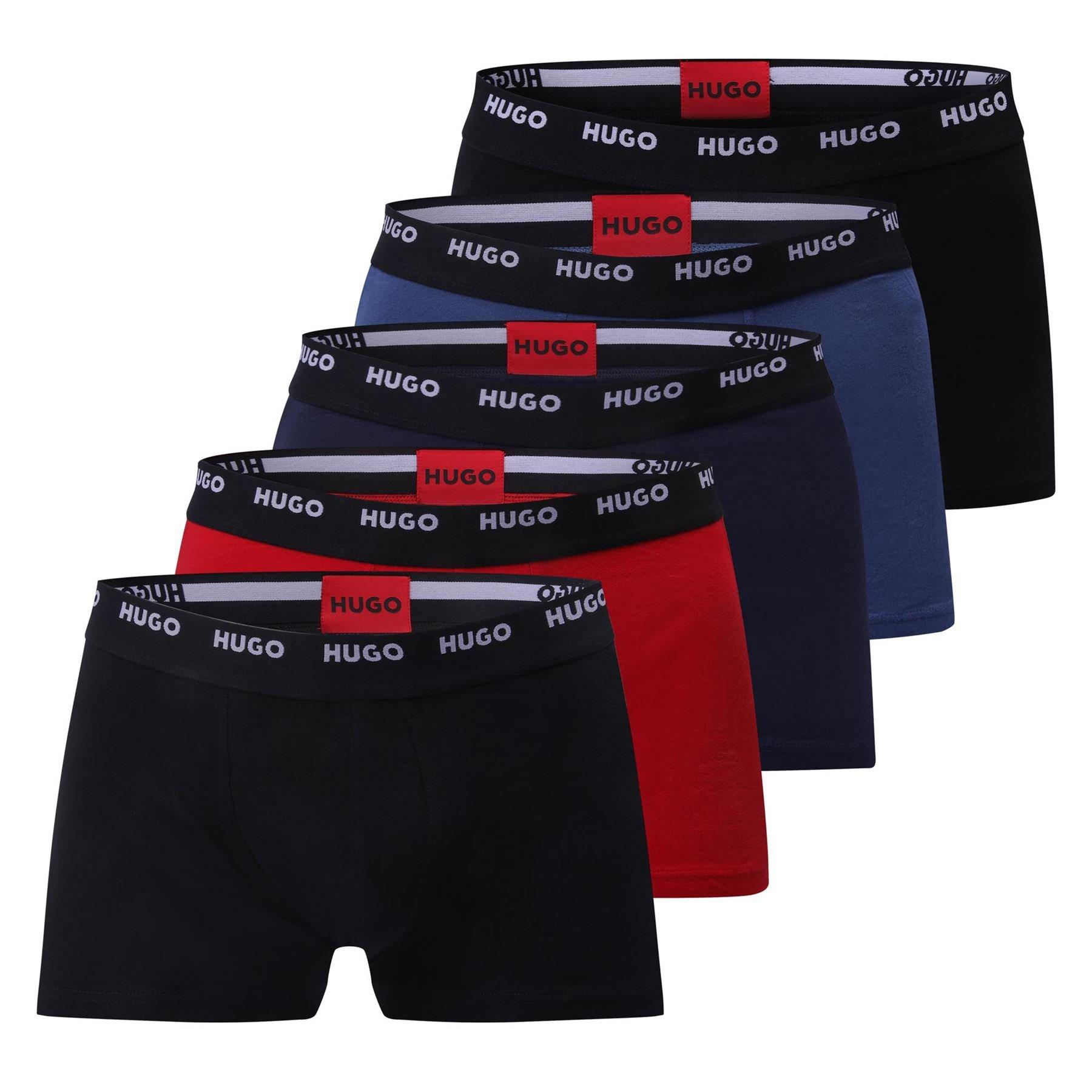 Multi Colour - Hugo - 5 Pack of Trunks - 2