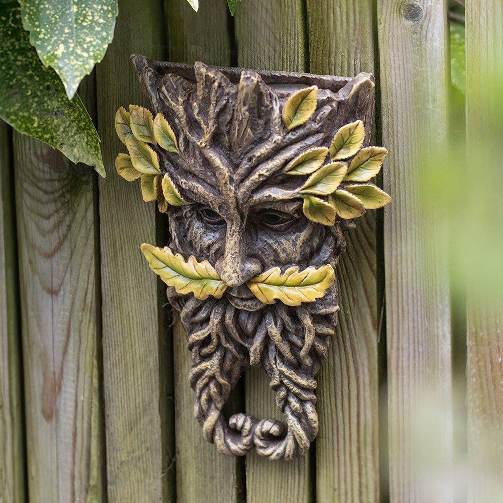 Something Different Green Man Twisted Beard Wall Plaque