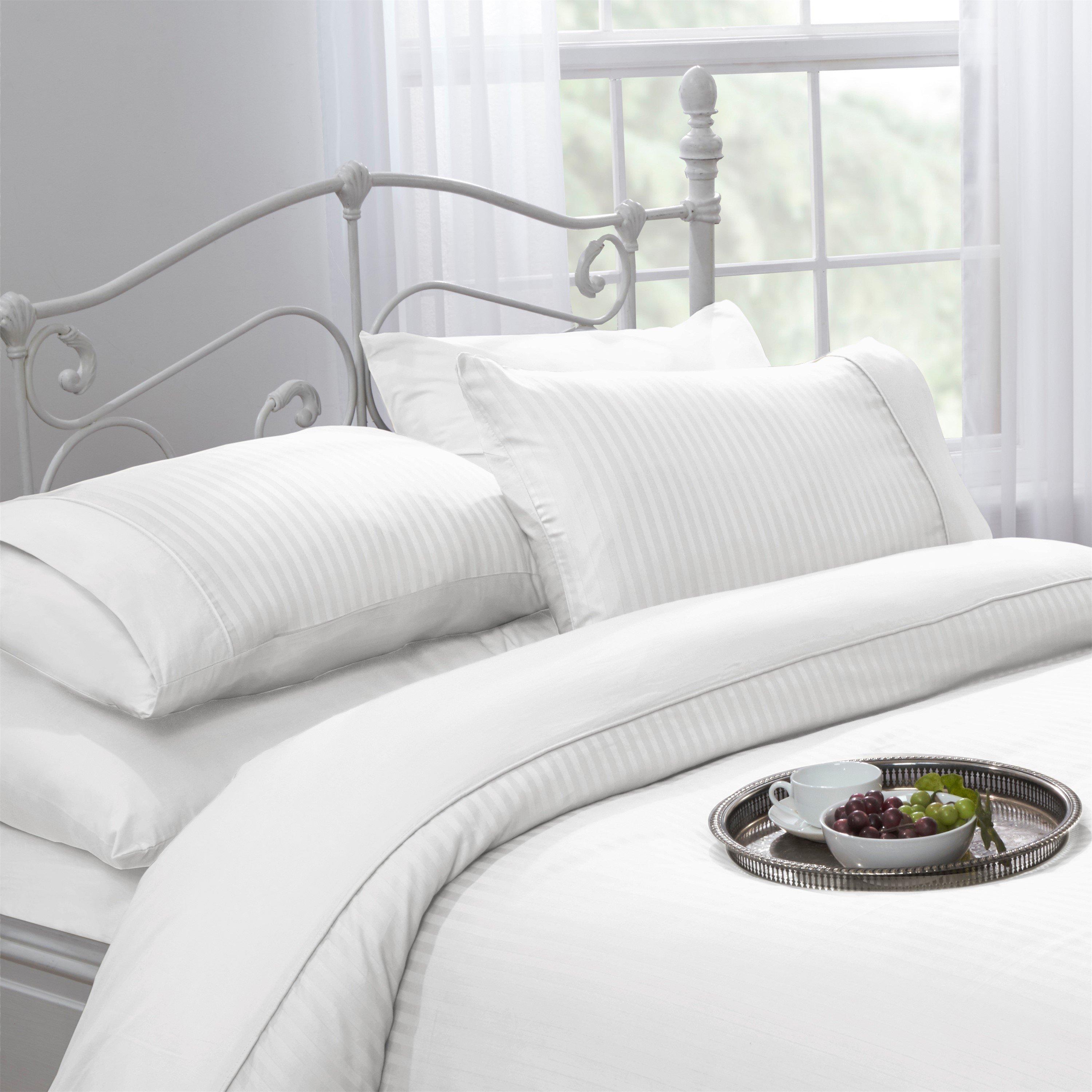 White - Emma Barclay - Hotel Duvet Set 300 Thread Count Sateen Ritz - 2
