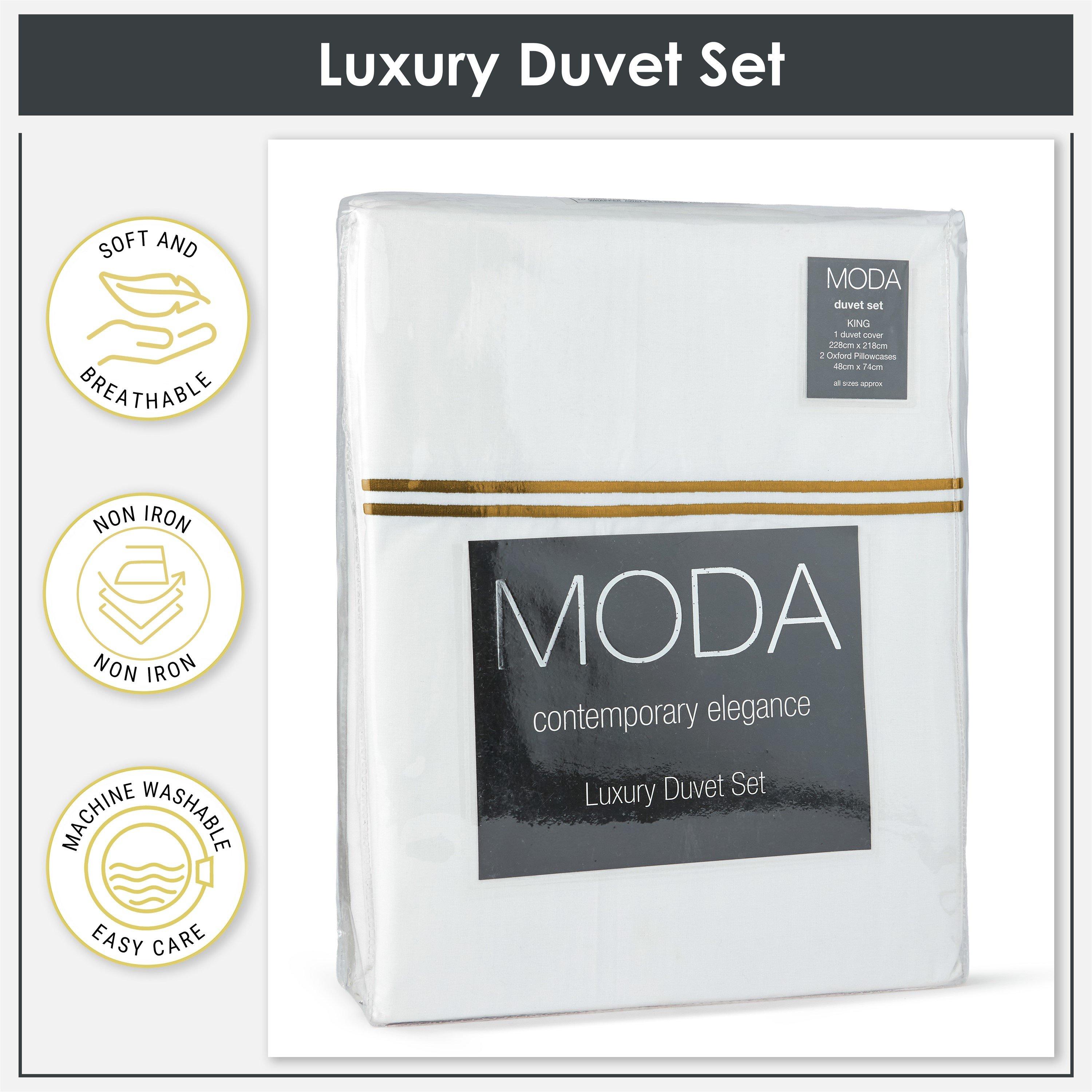 Taupe Cream - Emma Barclay - Duvet Embroidered Set Oxford Pillowcases Mayfair - 2