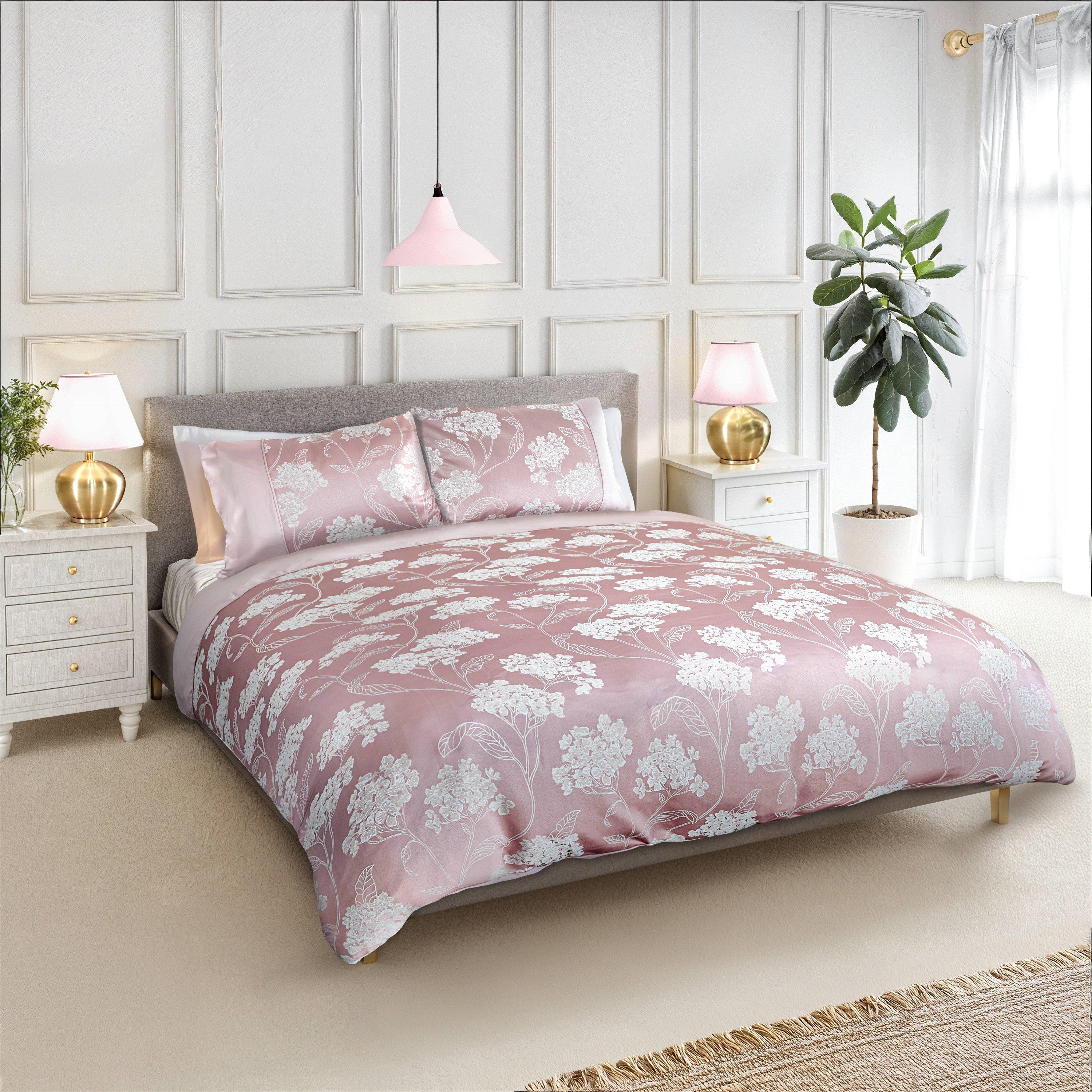 Emma Barclay Duvet Set Embellished Jacquard Blossom