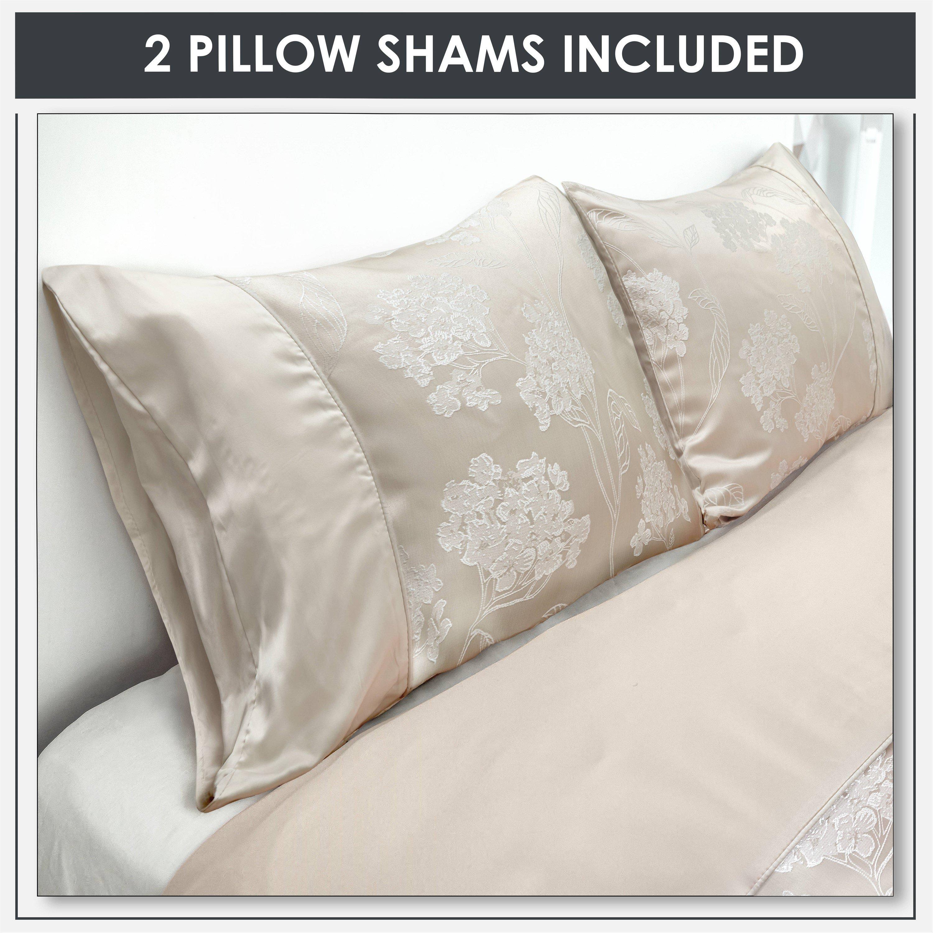 Cream - Emma Barclay - Duvet Set Embellished Jacquard Blossom - 3