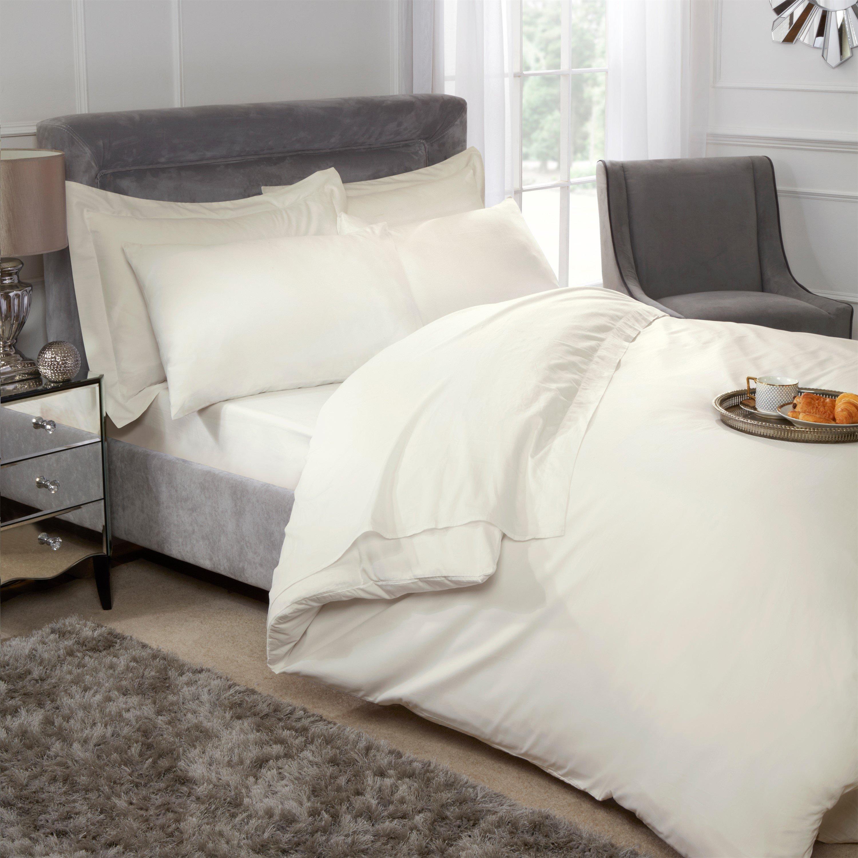 Cream - Emma Barclay - Egyptian Cotton Duvet Cover - 200 Thread Count