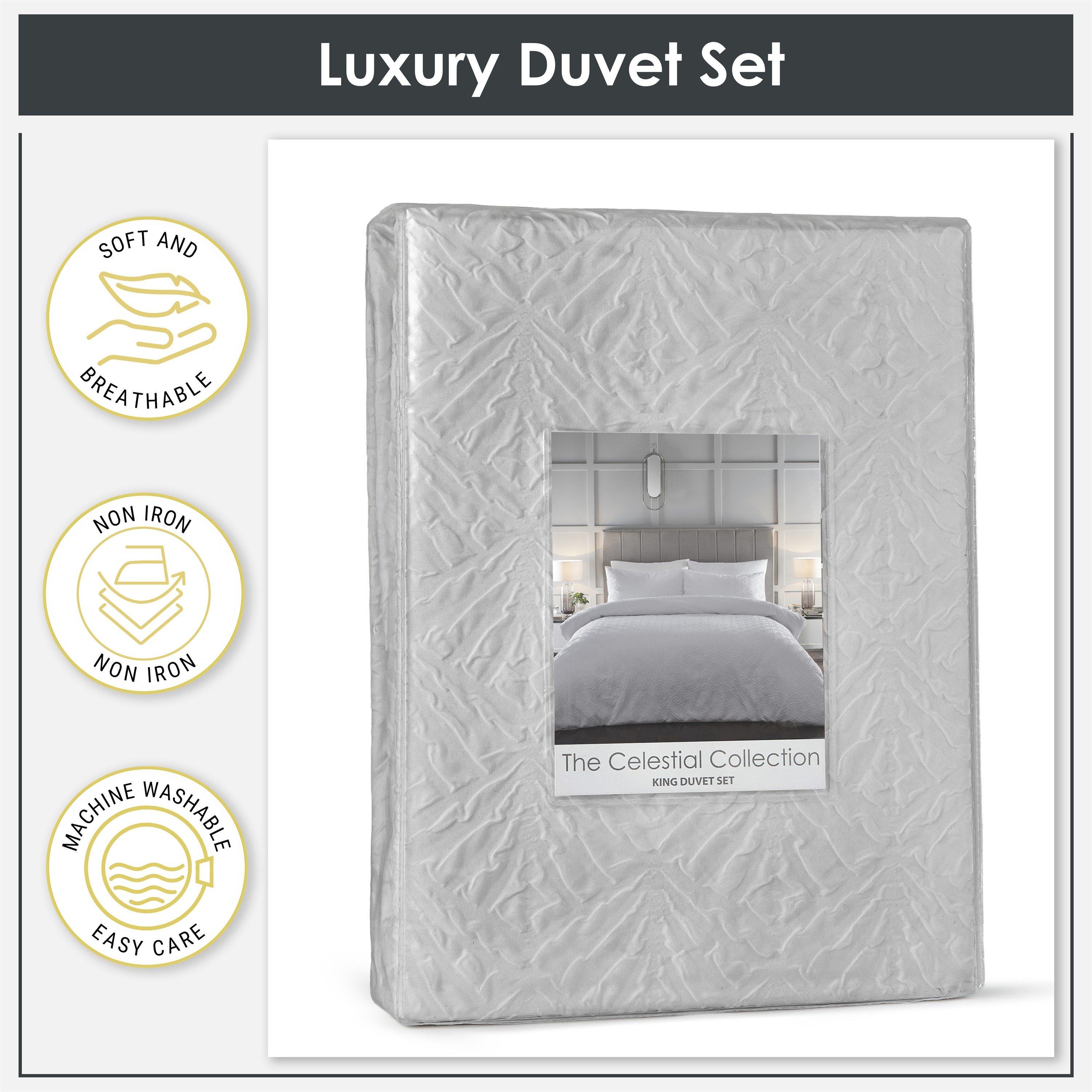 Grey - Emma Barclay - Duvet Set Jacquard Sorrento - 4