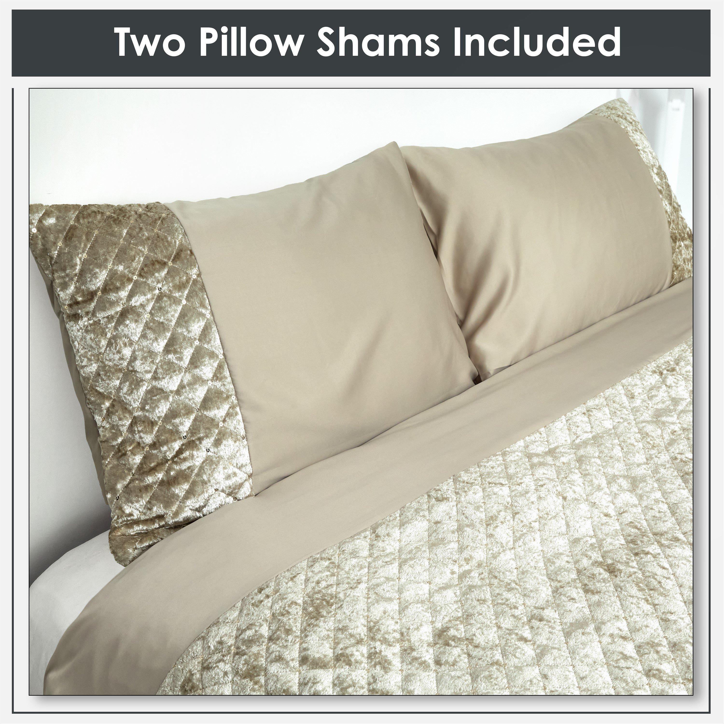 Mink Cream - Emma Barclay - Duvet Set Sequin Velvet Glamour - 3