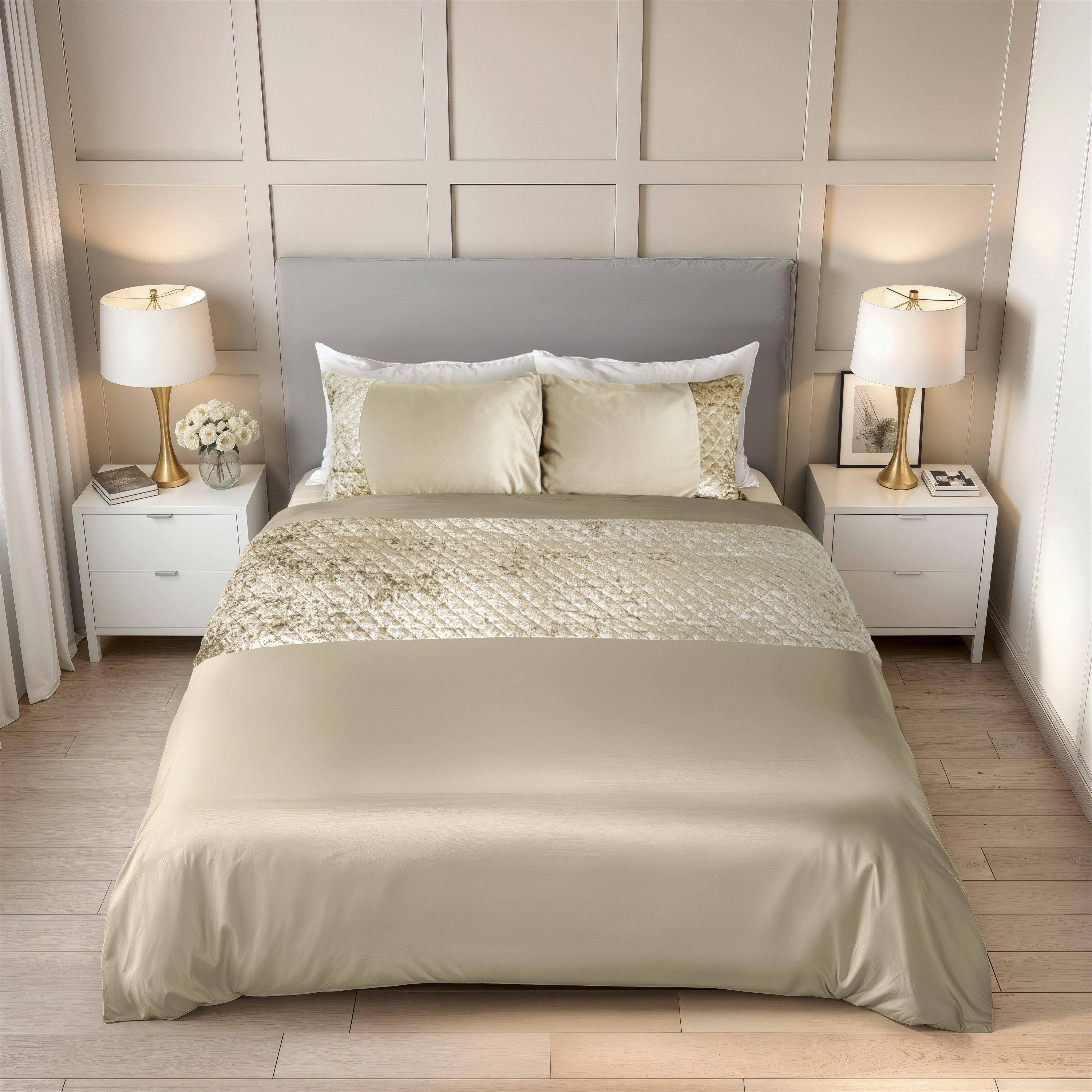 Mink Cream - Emma Barclay - Duvet Set Sequin Velvet Glamour - 4