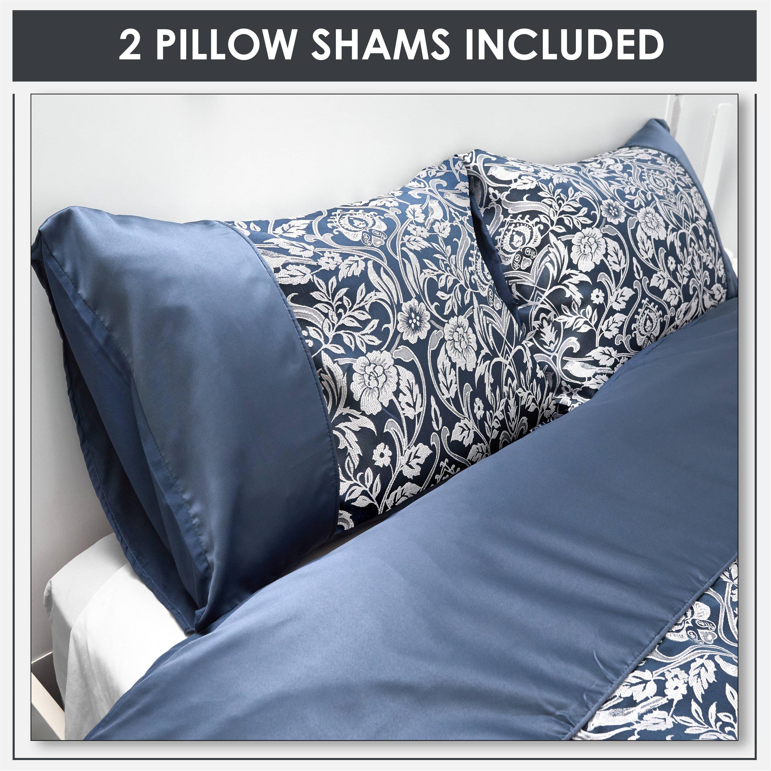 Navy Blue - Emma Barclay - Duvet Set Embellished Jacquard Eden - 3