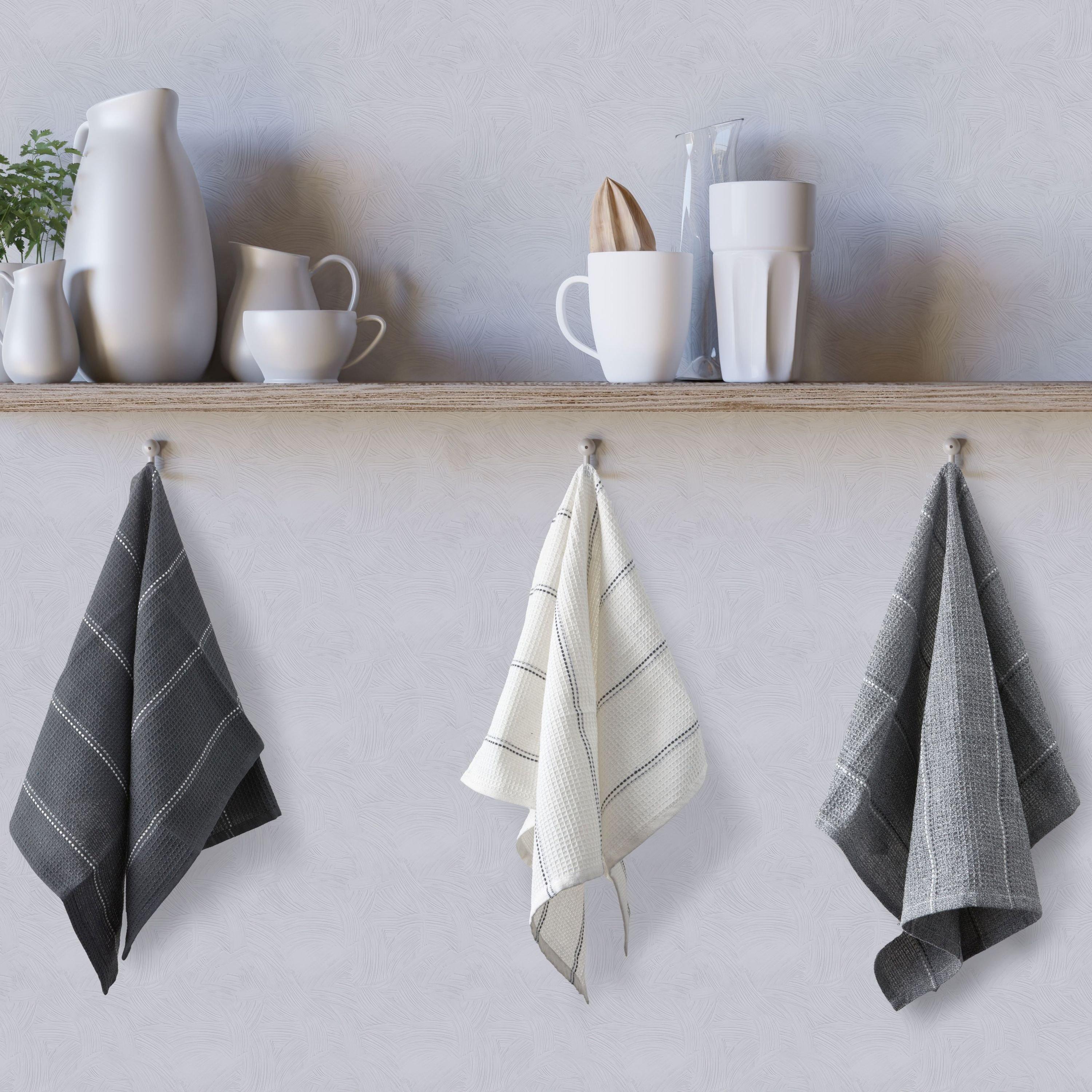 Grey - Emma Barclay - Kitchen Tea Towels Utopia 3-Pack - 2