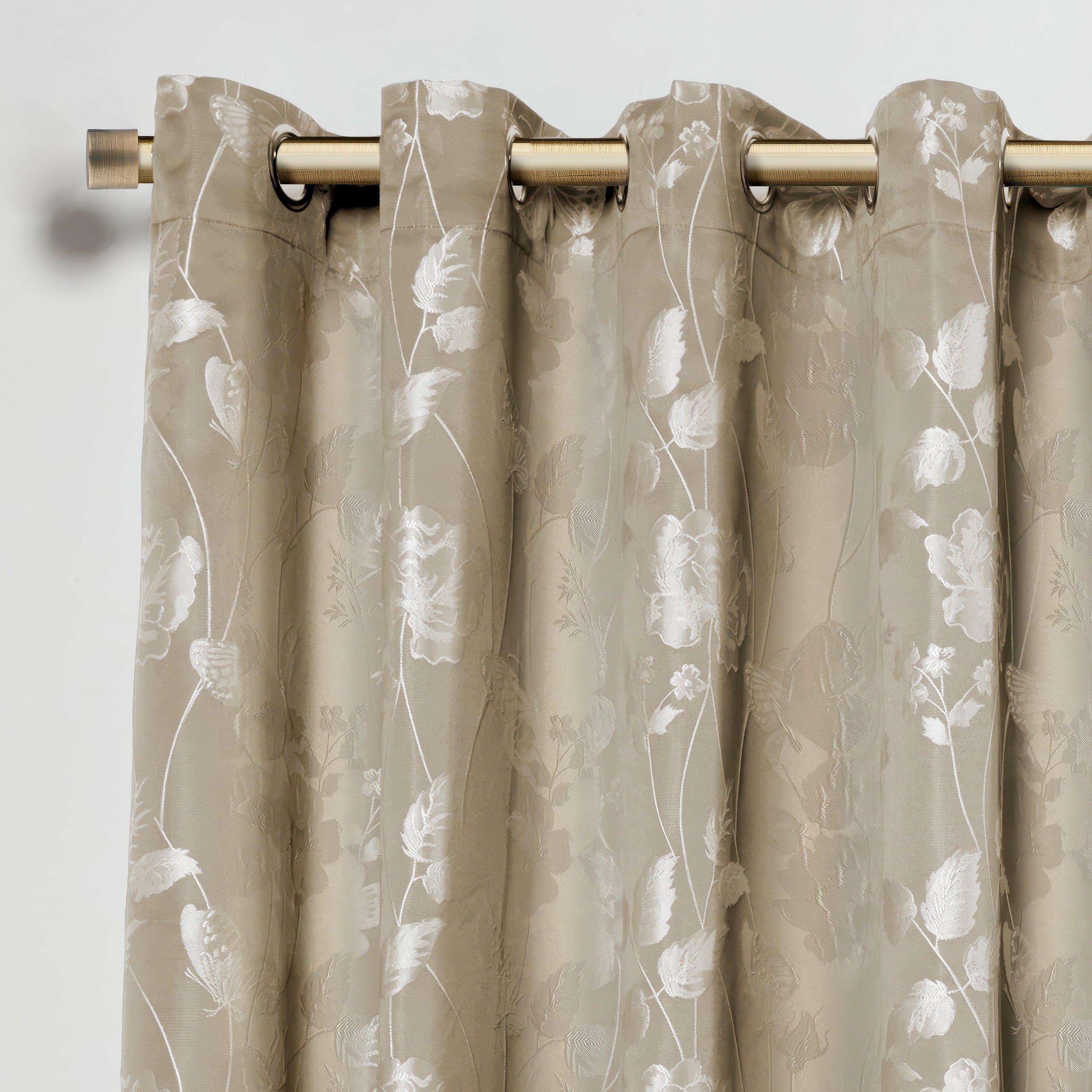 Antique Brass - Emma Barclay - Curtain Pole Extendable Full Stop - 3