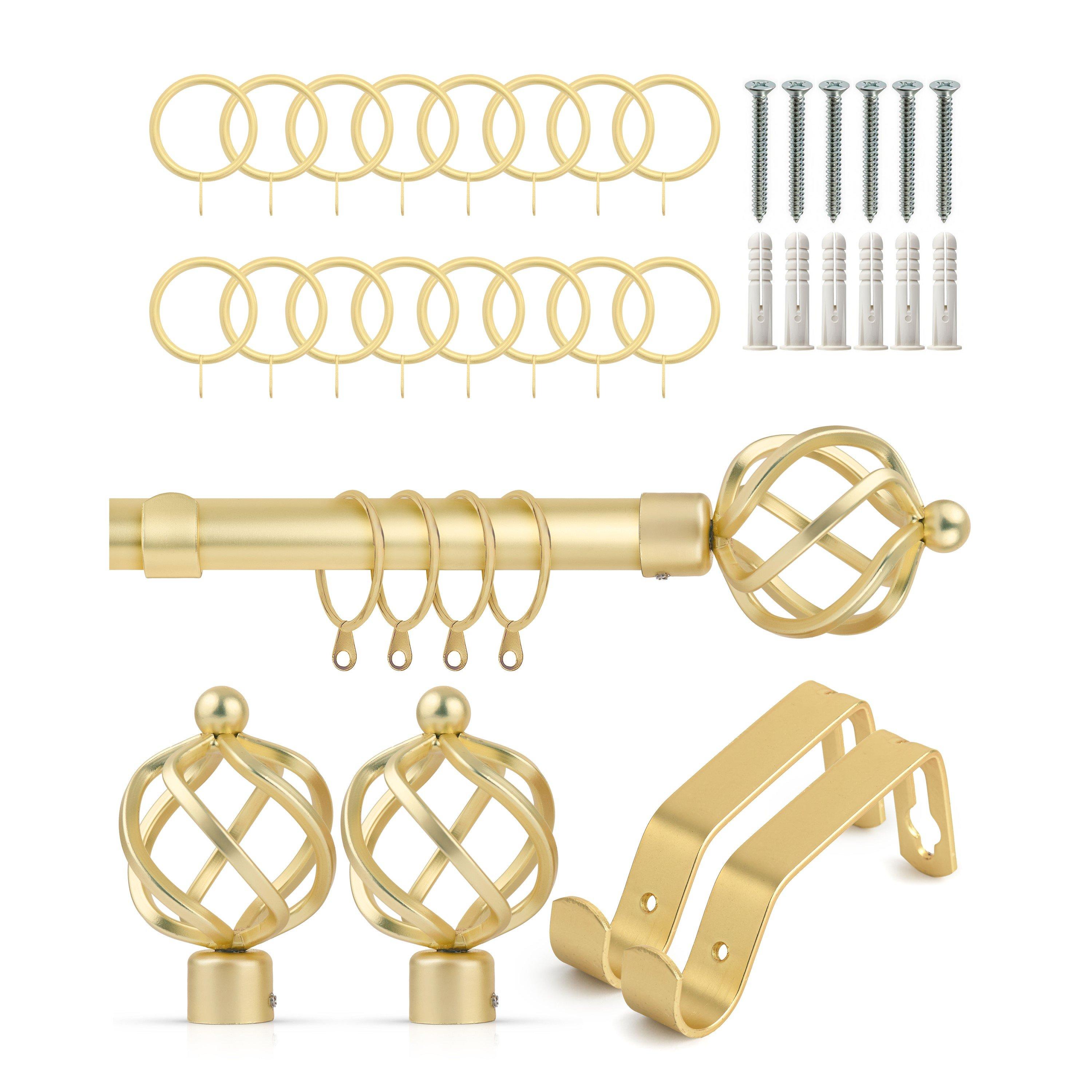 Matt Gold - Emma Barclay - Curtain Pole with Rings Extendable Cage - 1