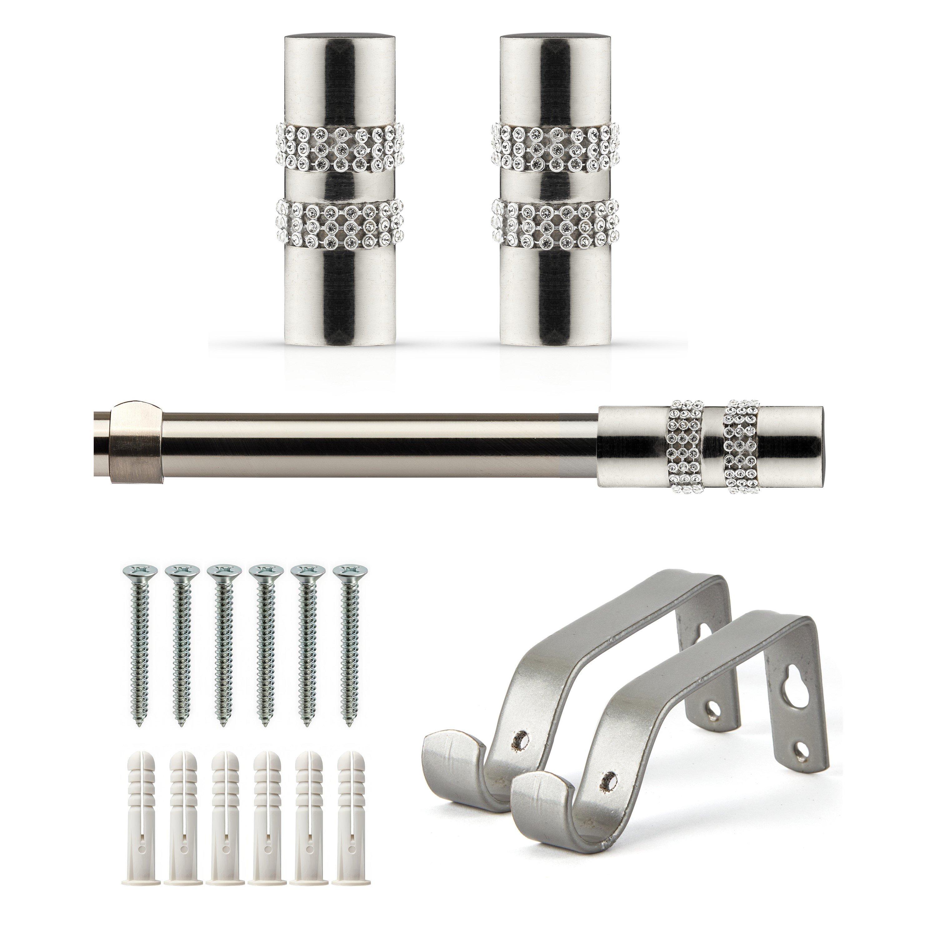 Curtain Pole Extendable Diamante