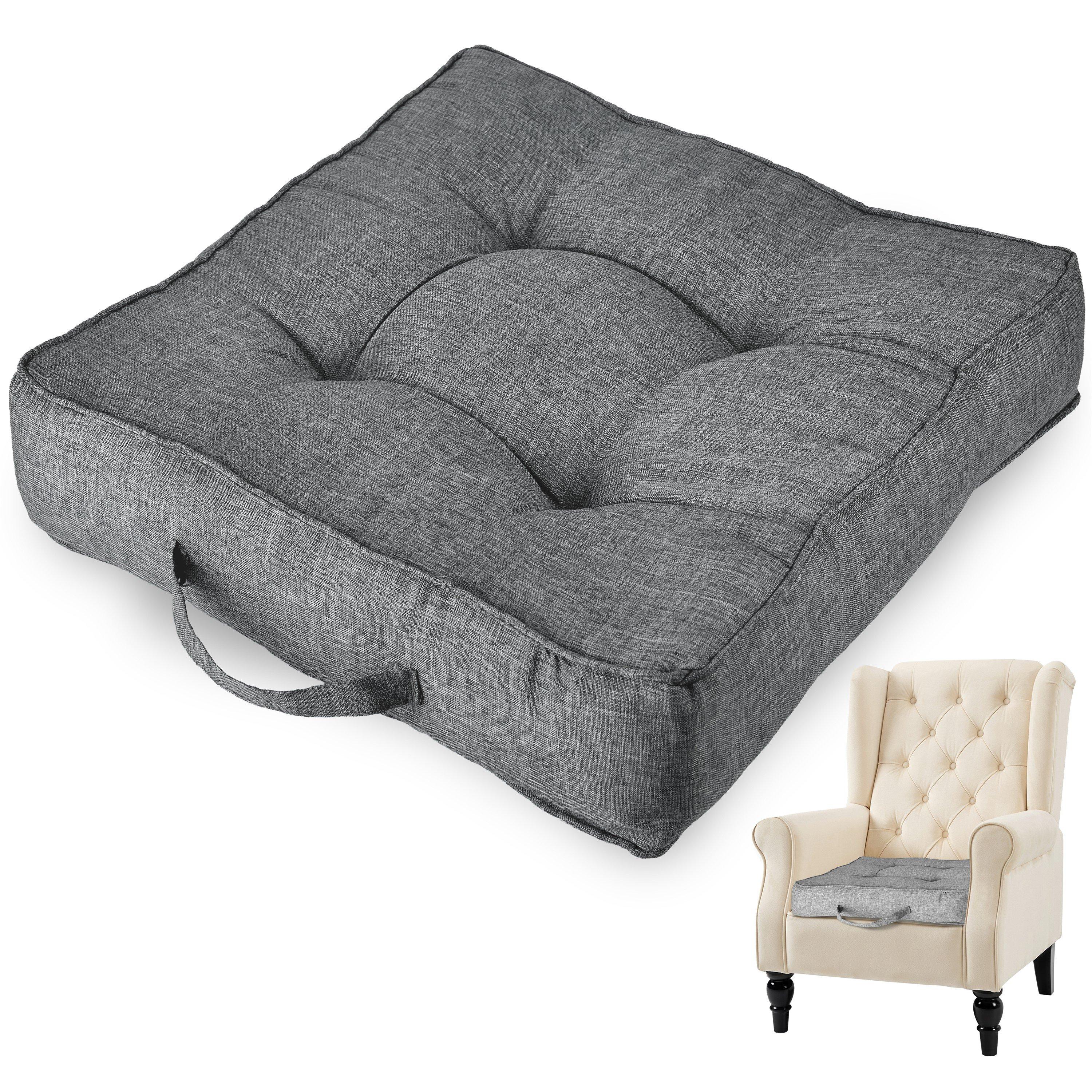 Charcoal Grey - Emma Barclay - Booster Seat Pad Jumbo Waterproof Extra-large - 1