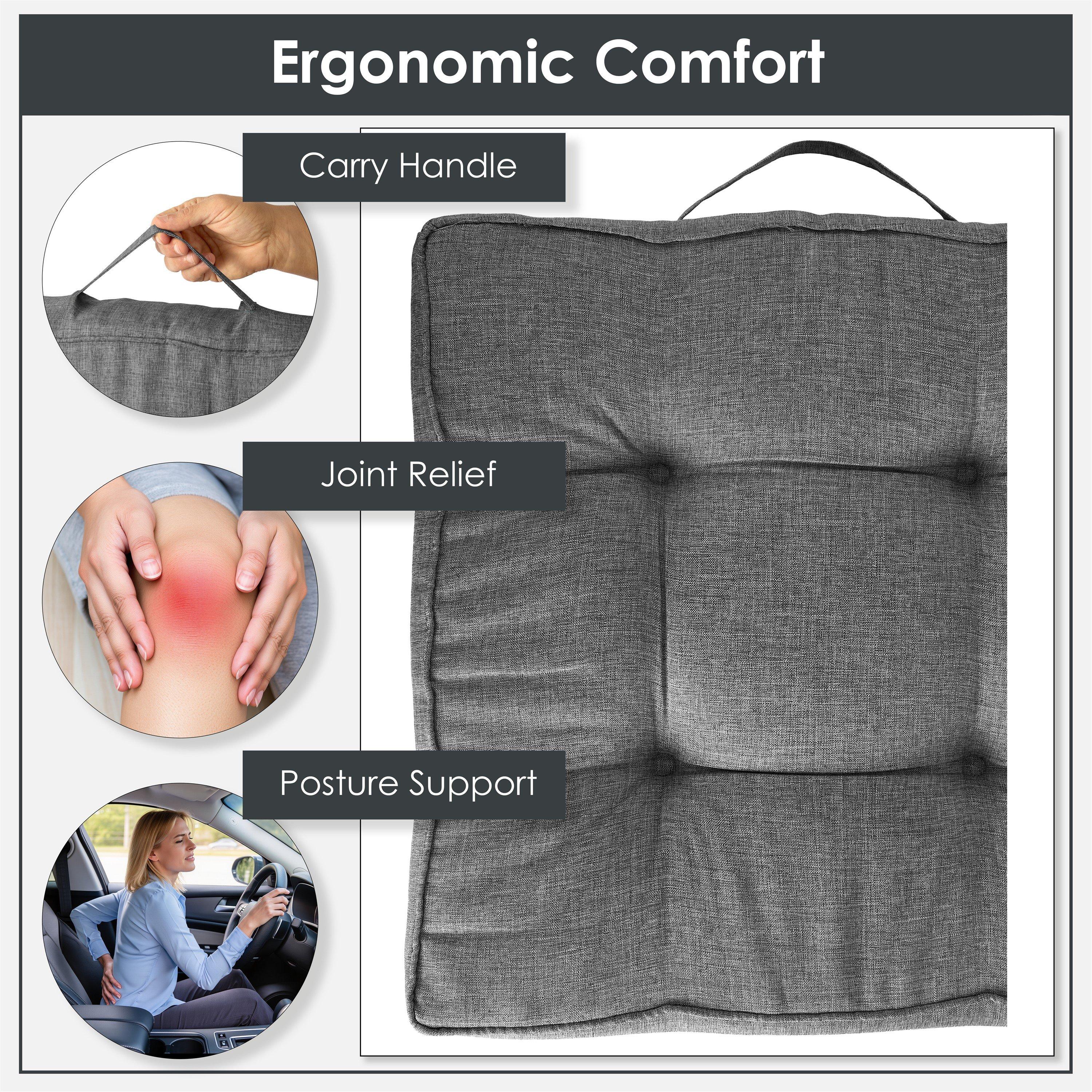 Charcoal Grey - Emma Barclay - Booster Seat Pad Jumbo Waterproof Extra-large - 3