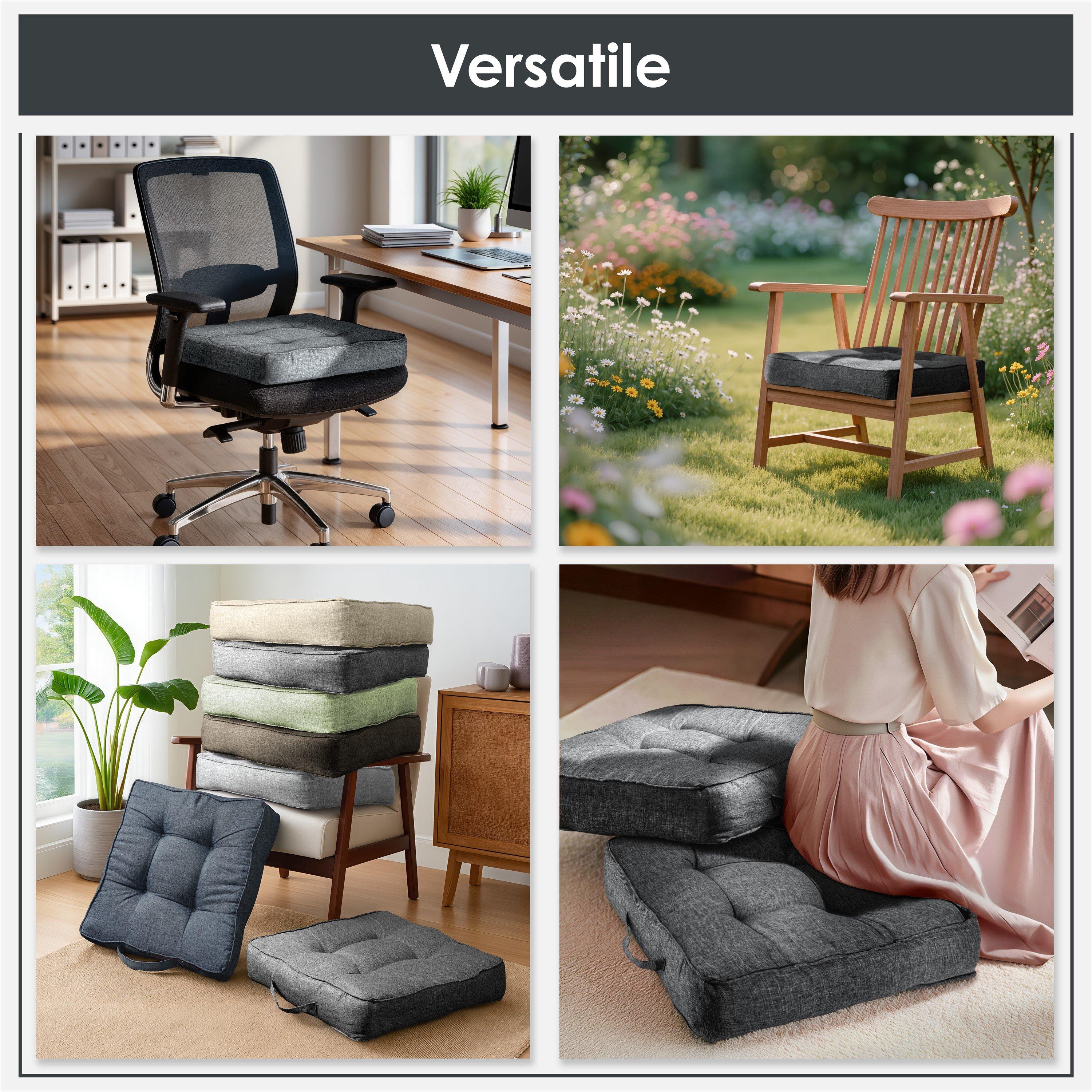 Charcoal Grey - Emma Barclay - Booster Seat Pad Jumbo Waterproof Extra-large - 5