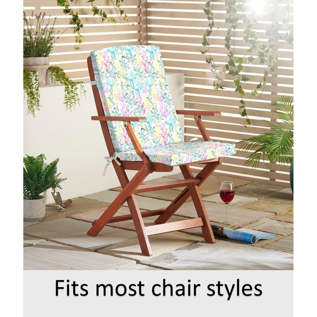 Multi - Alan Symonds - Meadow Garden Back/Seat Pad - 6