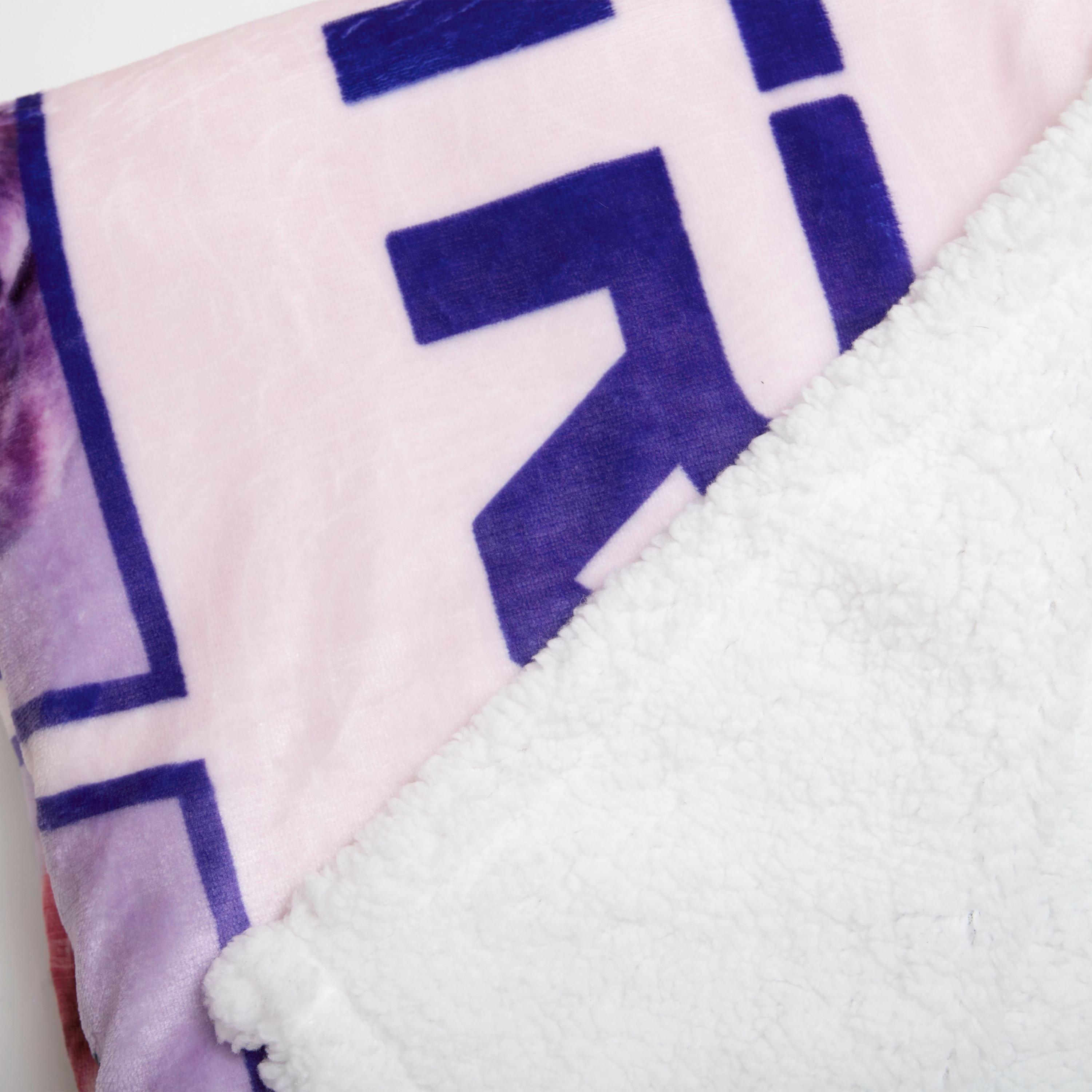 Purple - K Pop Demon Hunters - KPop Demon Hunters Ready Sherpa Back Fleece - 3