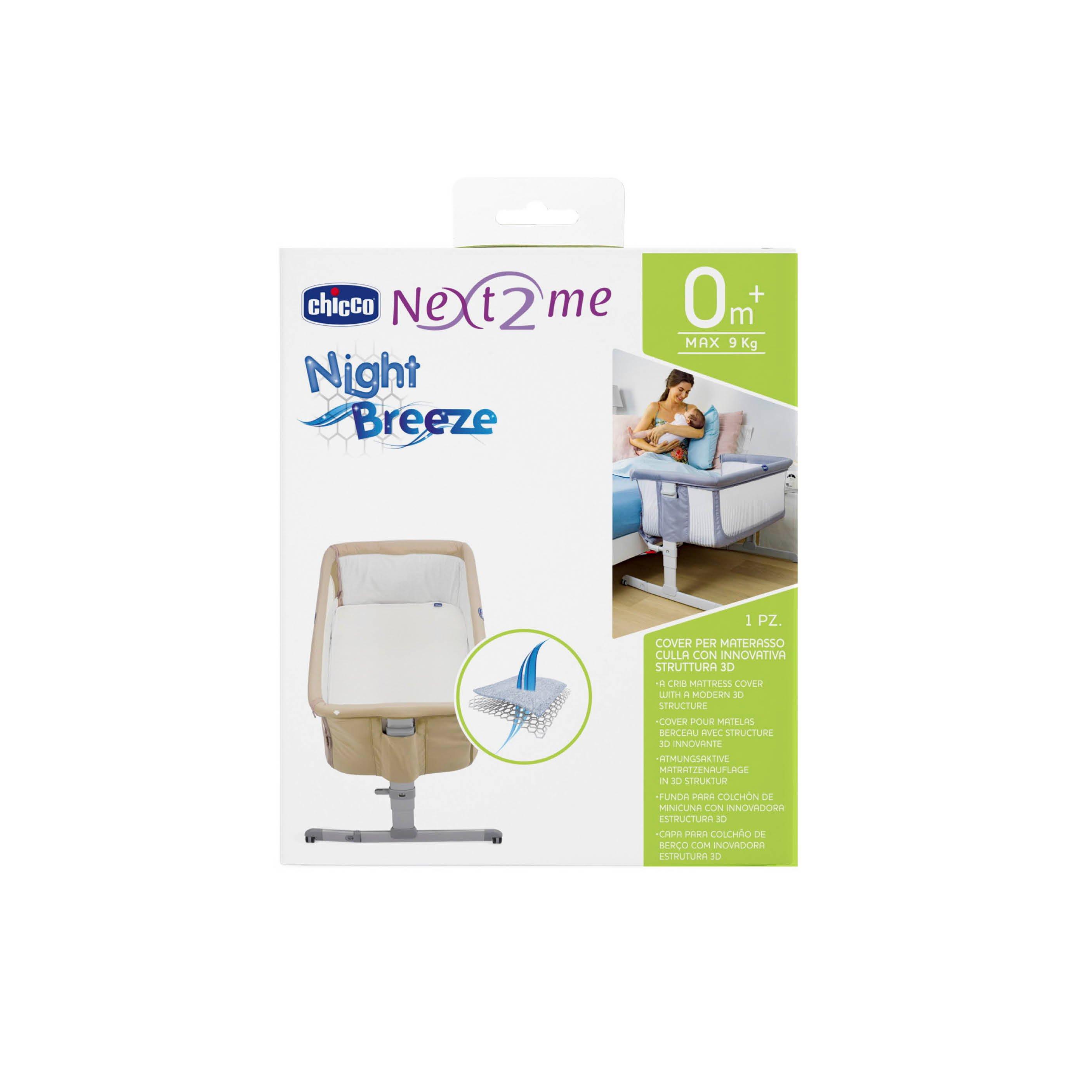 White - Chicco - Next2Me Night Breeze Mattress Topper - 4