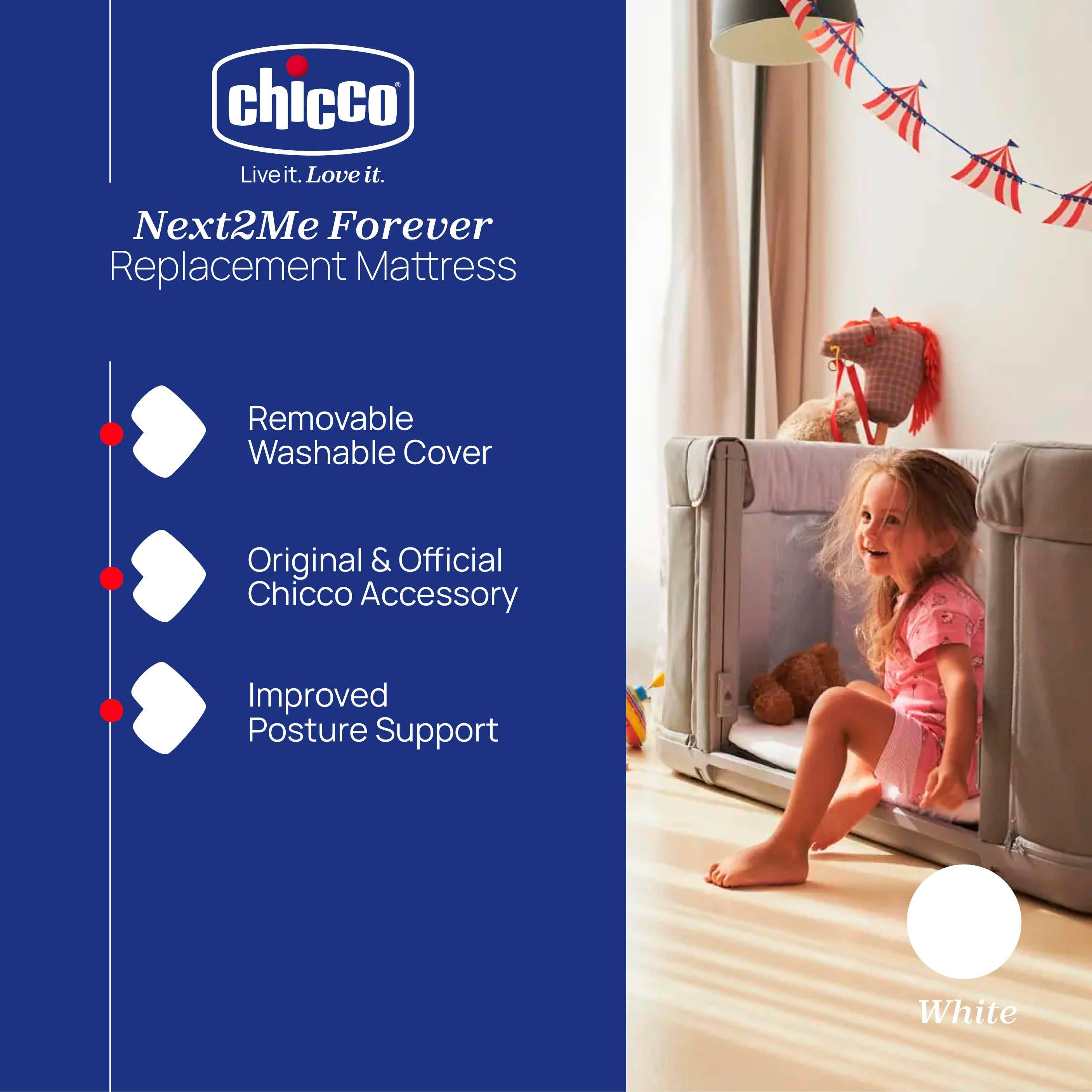 White - Chicco - Next2Me Forever Mattress - 2