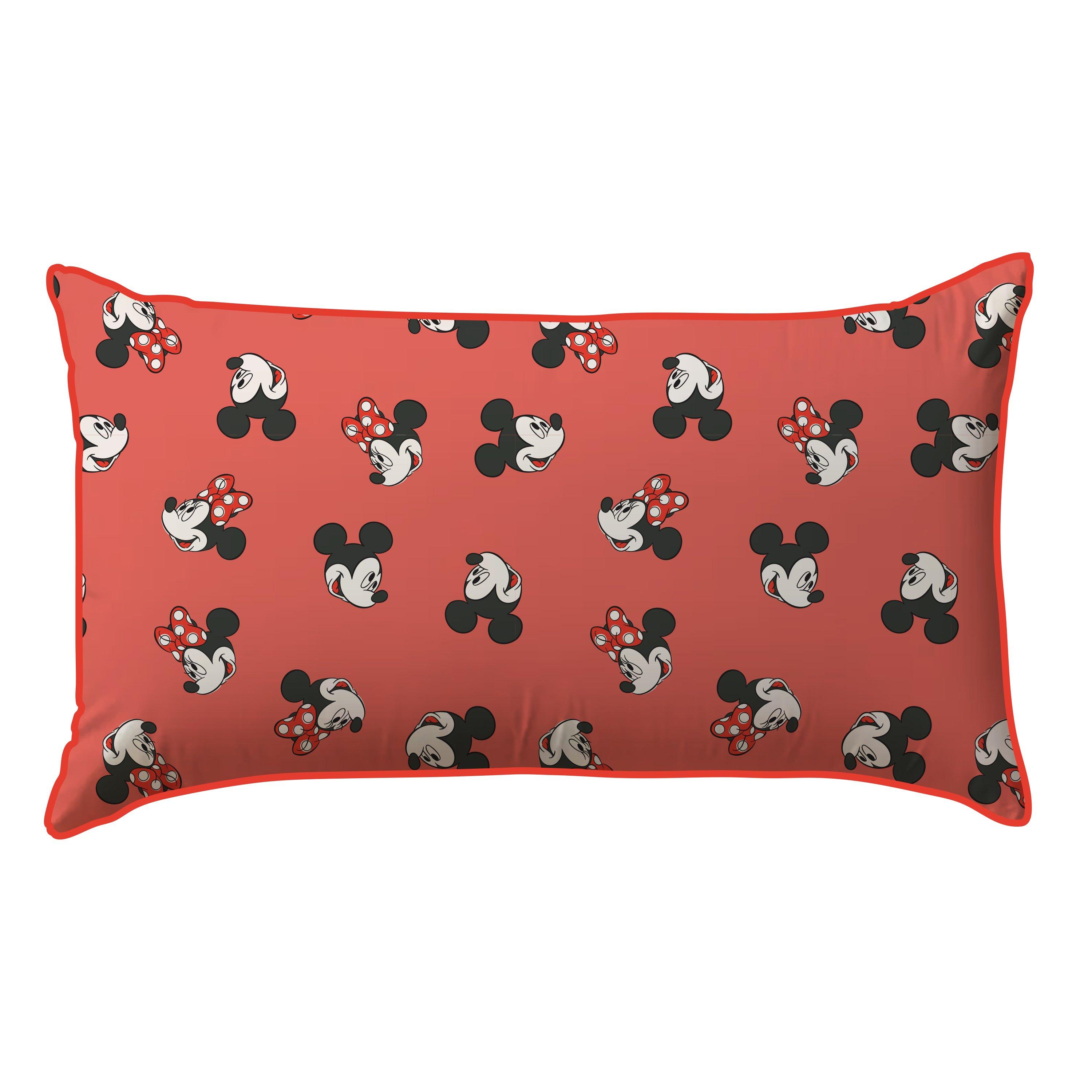 Beige - Minnie Mouse - Disney Mickey and Minnie Rectangle Cushion - 2