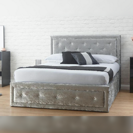Comfy Living 3ft/4ft6/5ft Diamante Ottoman Bed Only