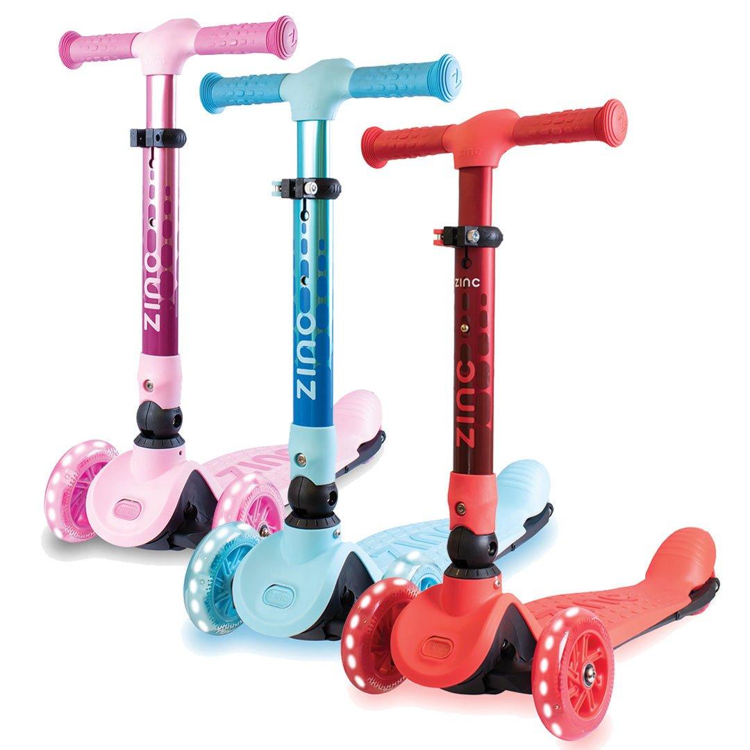 Blue - Zinc - Flyte Three Wheeled Scooter - 2