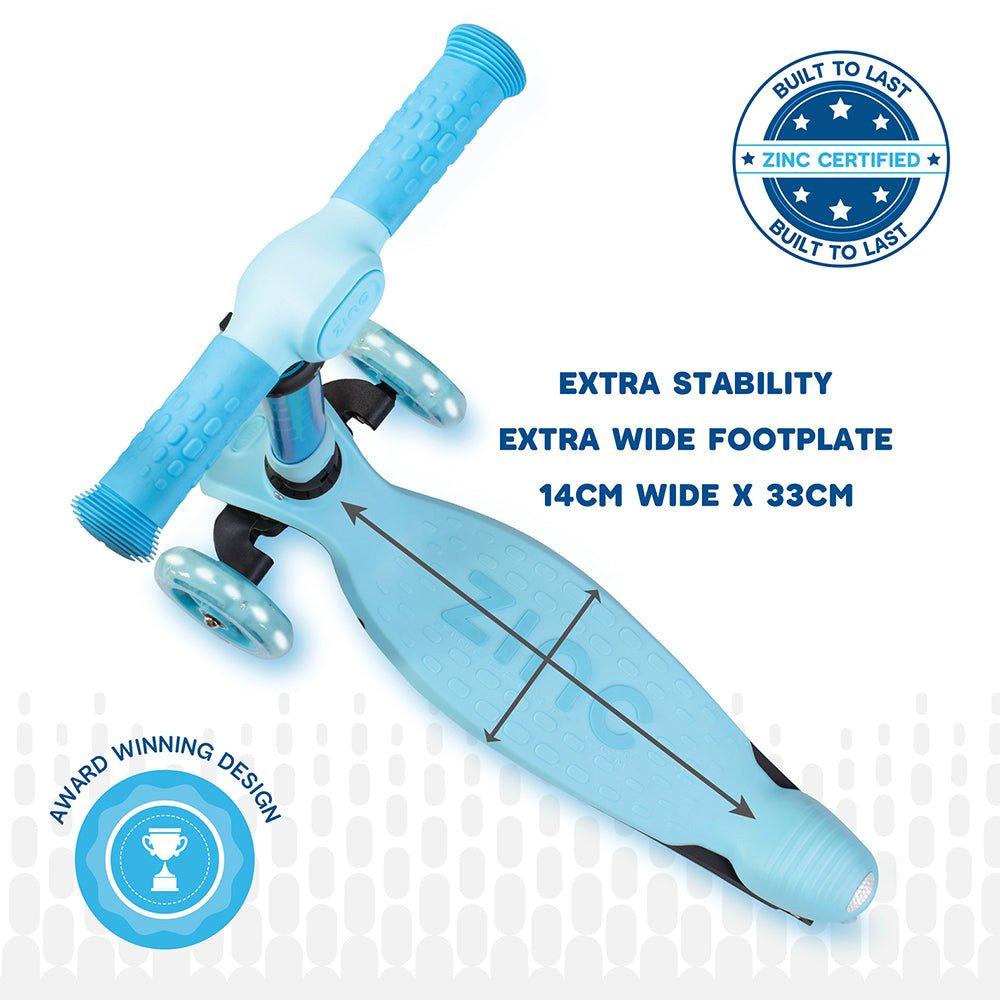 Blue - Zinc - Flyte Three Wheeled Scooter - 4
