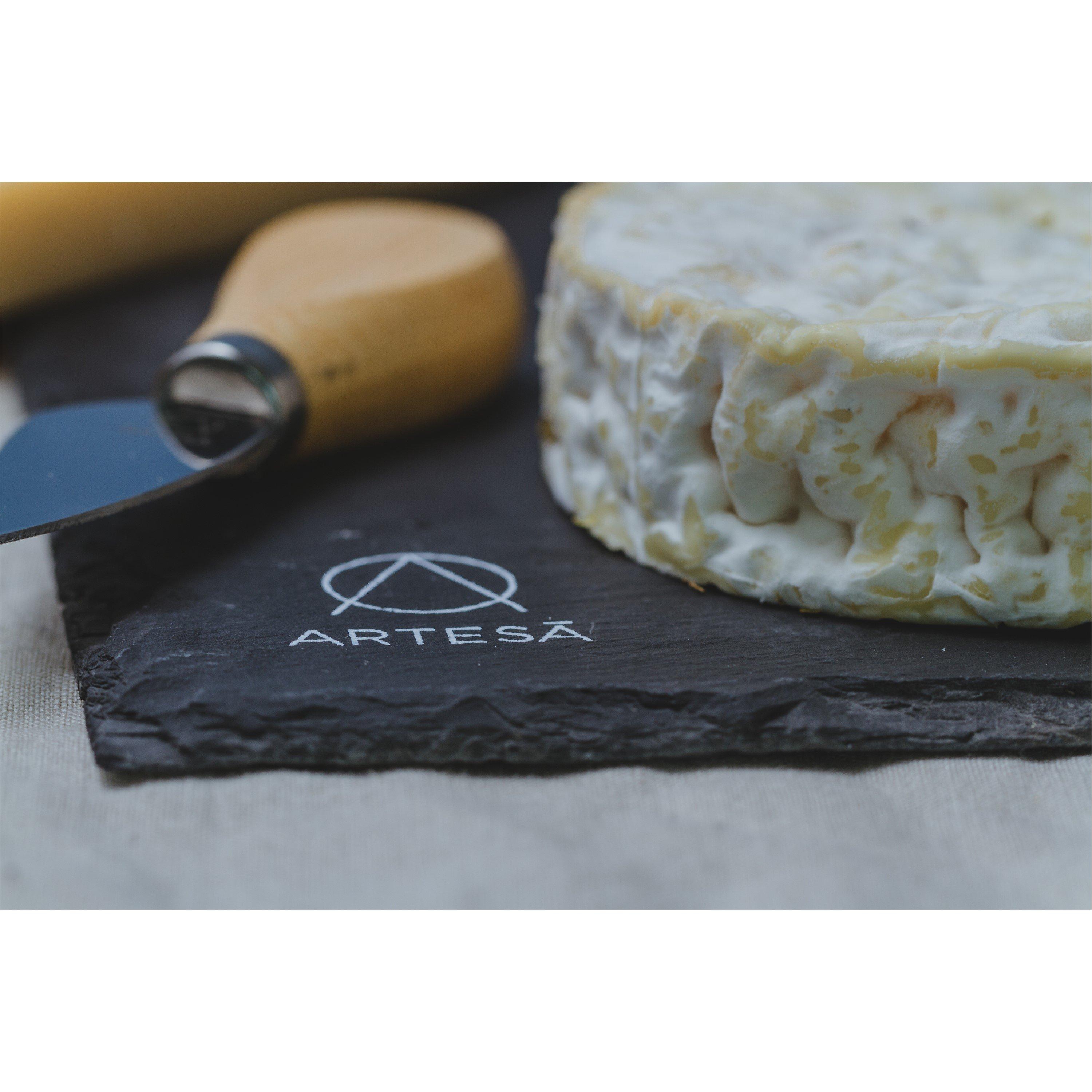Black - Artesa - Cheese Platter & Knife Set - 5