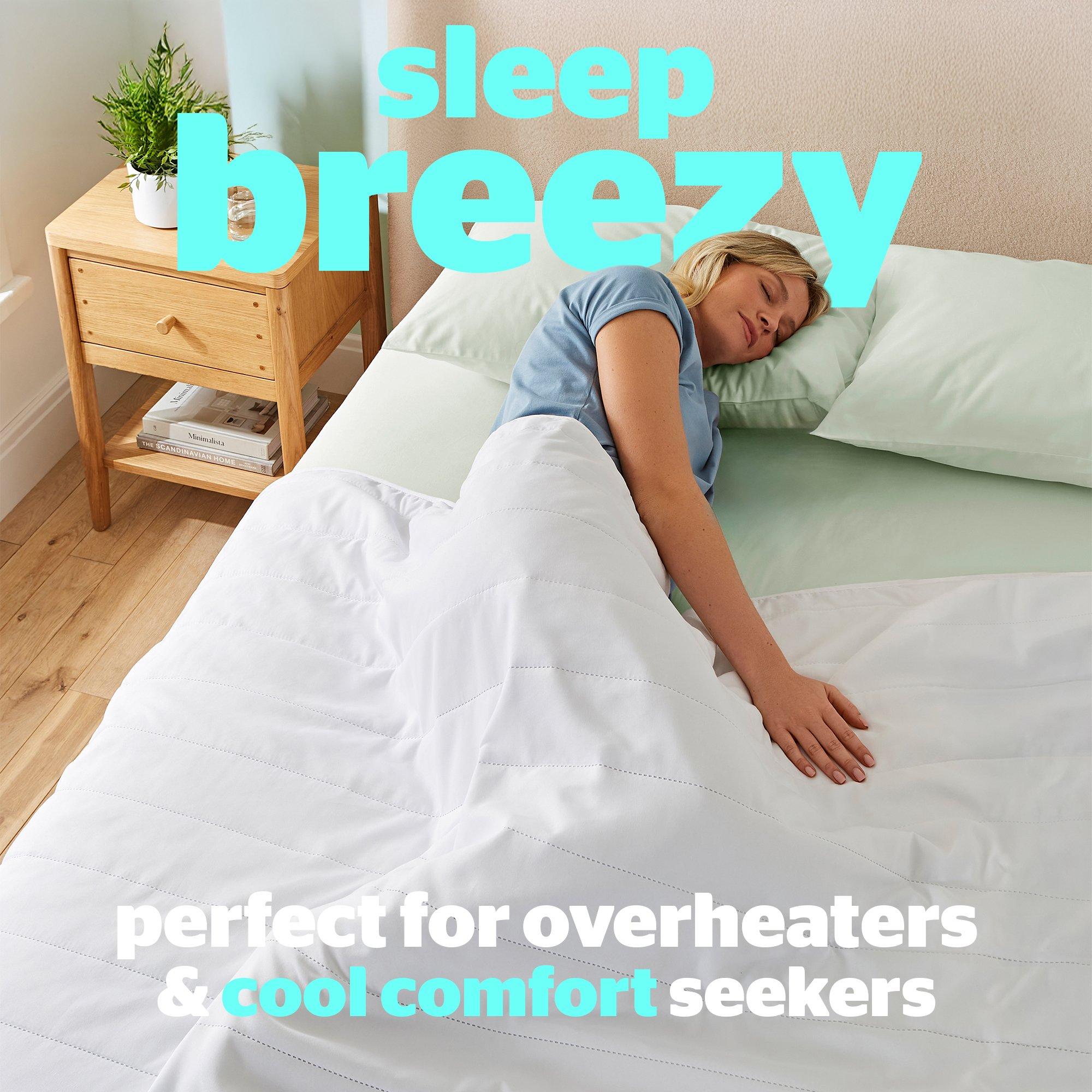 White - Silentnight - Summer Breeze 1 Tog Duvet - 3