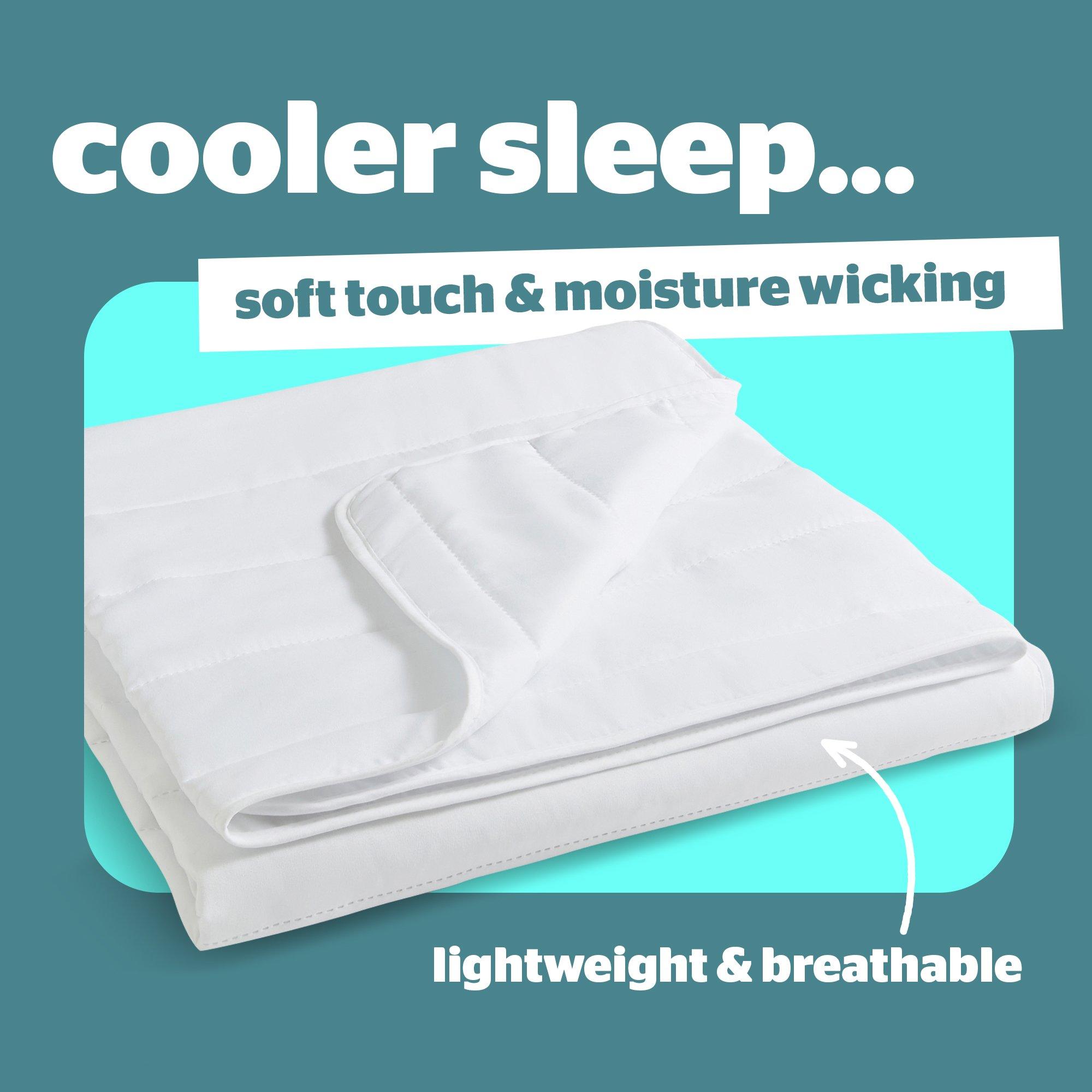 White - Silentnight - Summer Breeze 1 Tog Duvet - 6