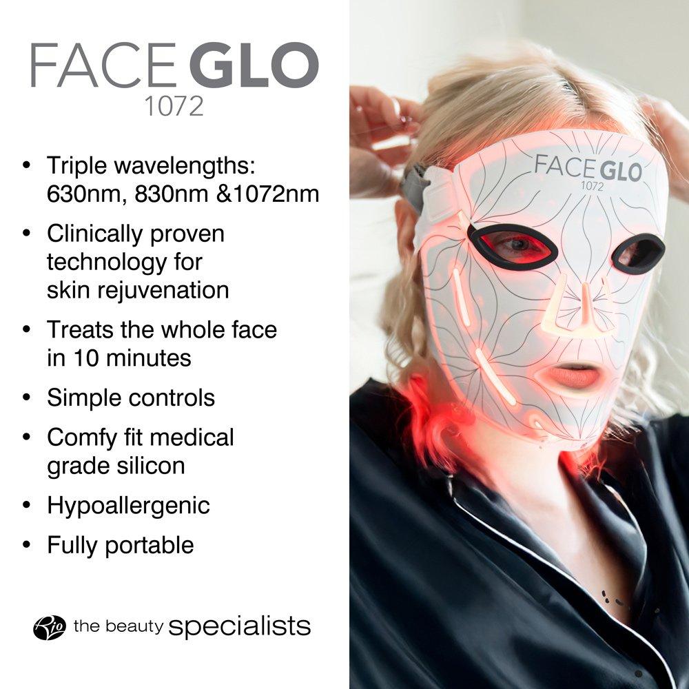 White - Rio - Rio FaceGLO with Photology Chlorophyll Light Mask - 5