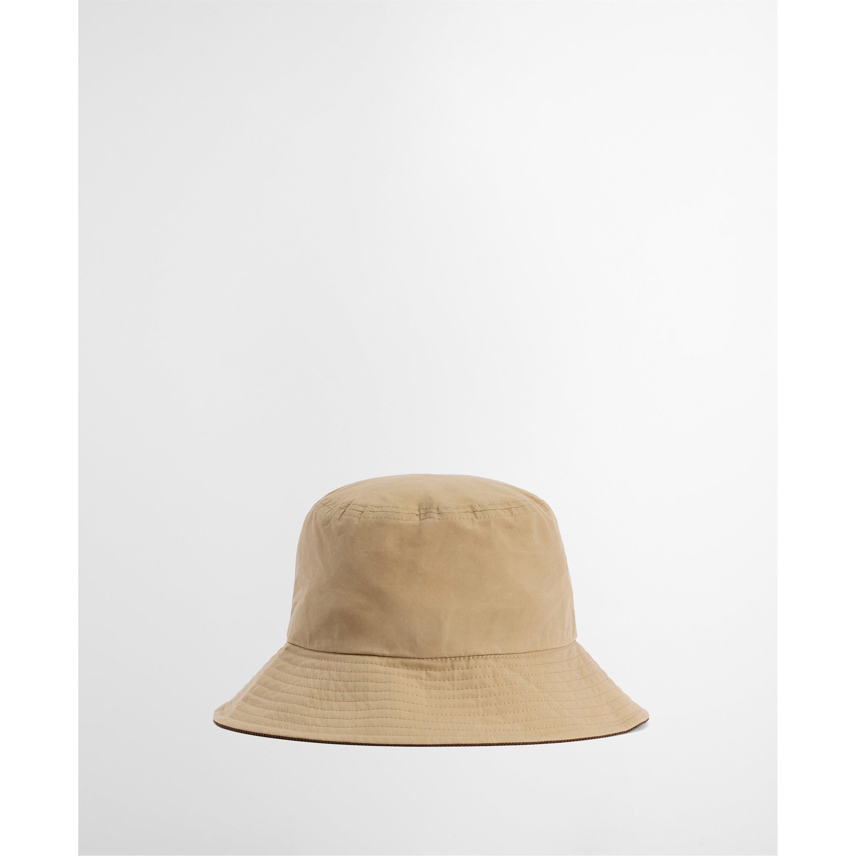 Beige - Barbour - Womens Asker Showerproof Bucket Hat - 2