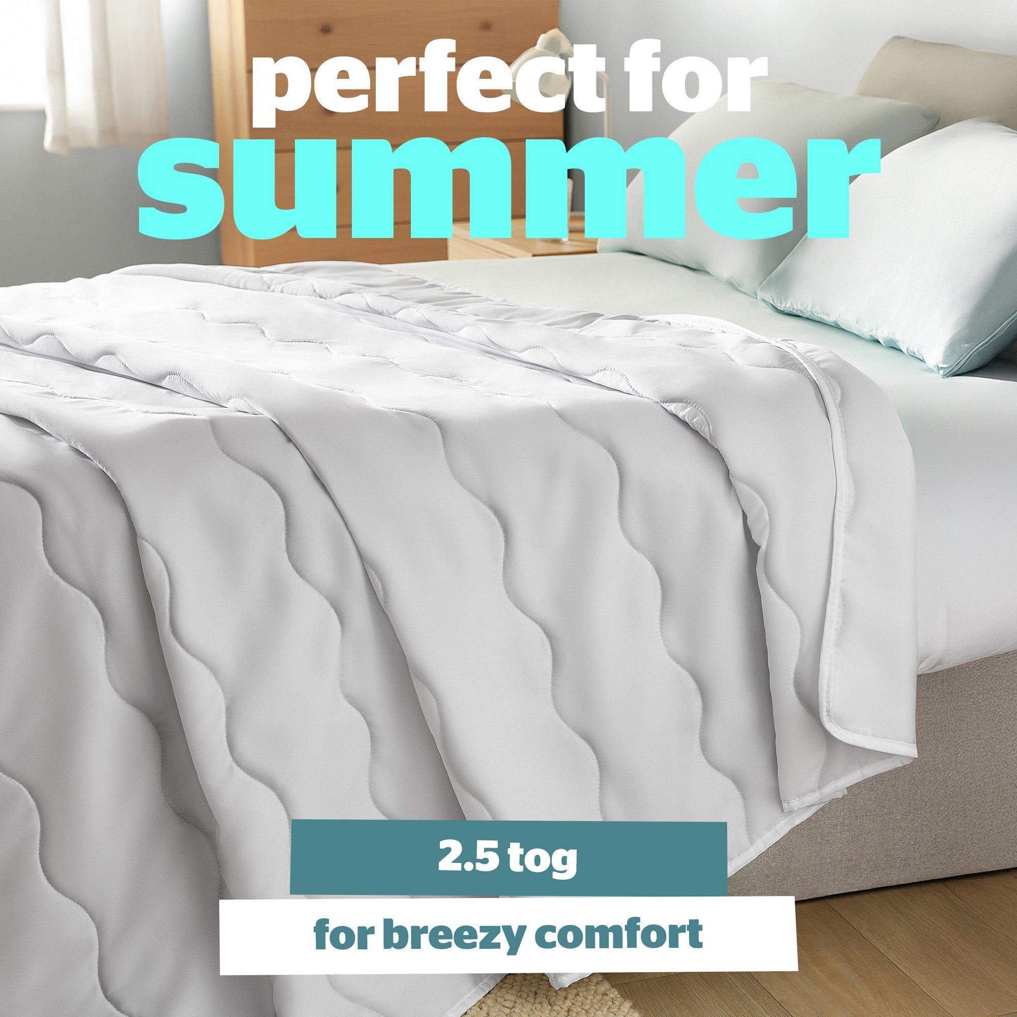 White - Silentnight - Summer Breeze Duvet 2.5 Tog - 2
