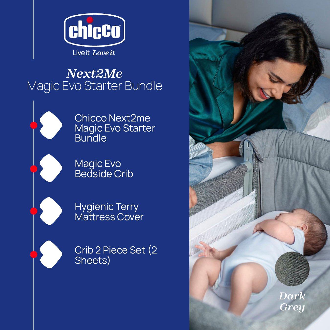 Grey Fox - Chicco - Next2Me Magic Evo Starter Bundle - 2