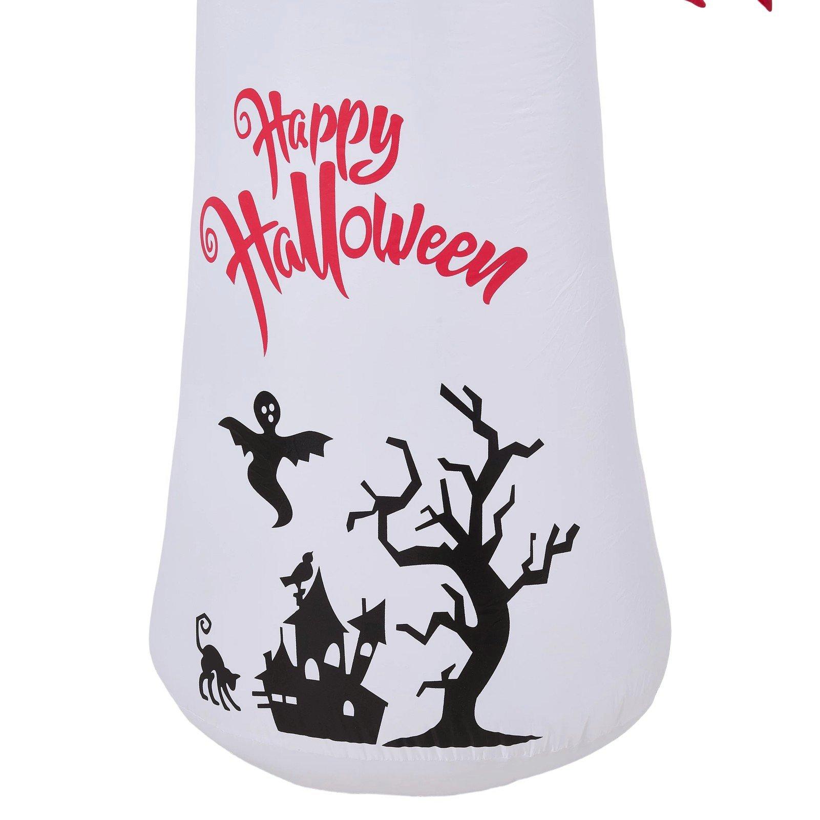 White - LIFE IDEAS - 10.2FT Halloween Inflatable Scream Ghost - 8