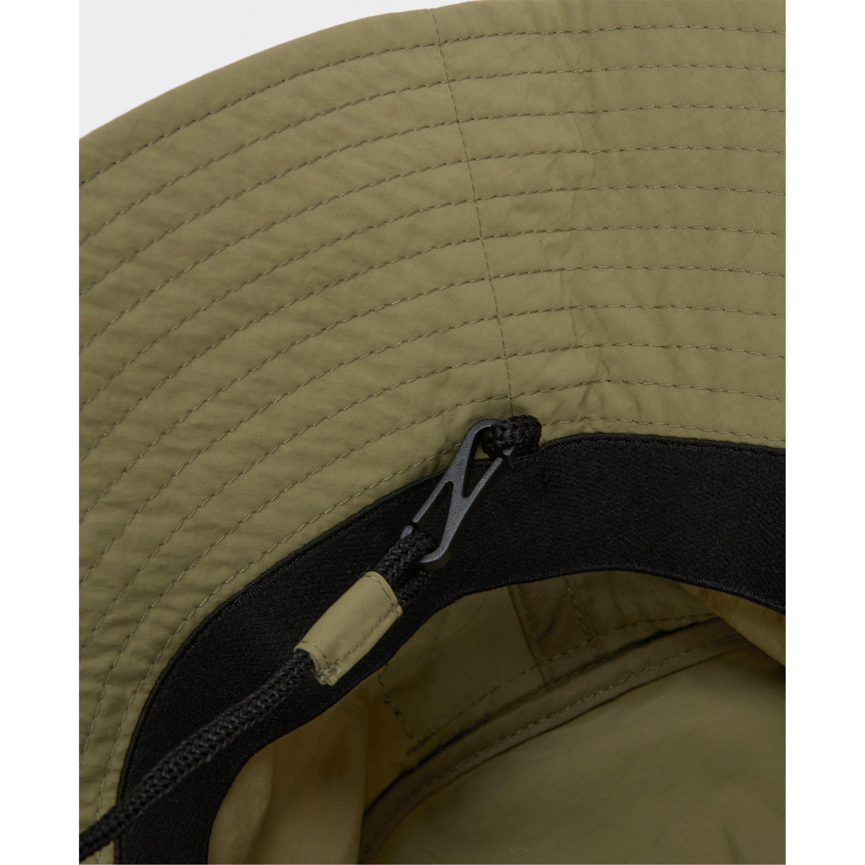 Bleached Olive - Barbour - Womens Rowane Showerproof Bucket Hat - 5