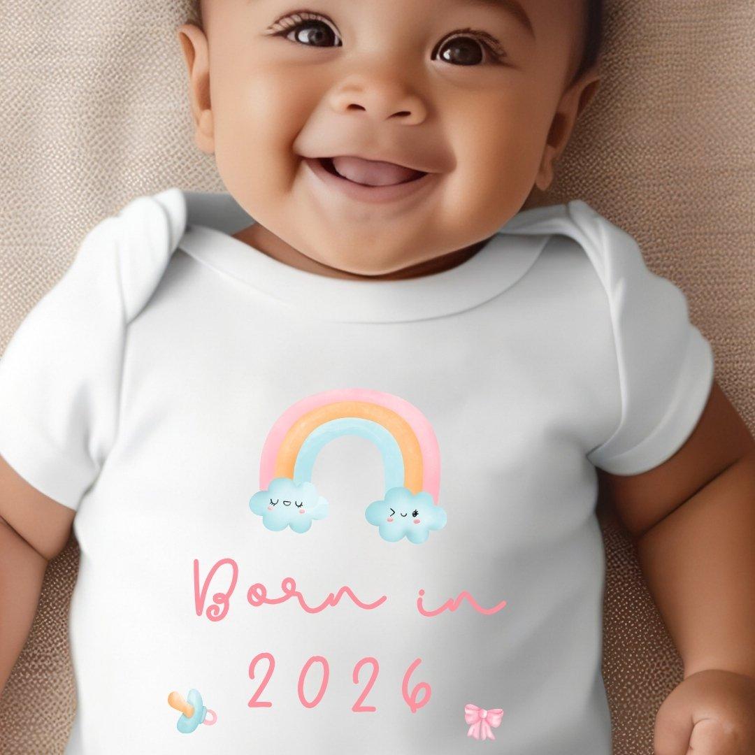 Aye Do Gifts Born in 2026 Rainbow Baby Vest 3939-BBYvest