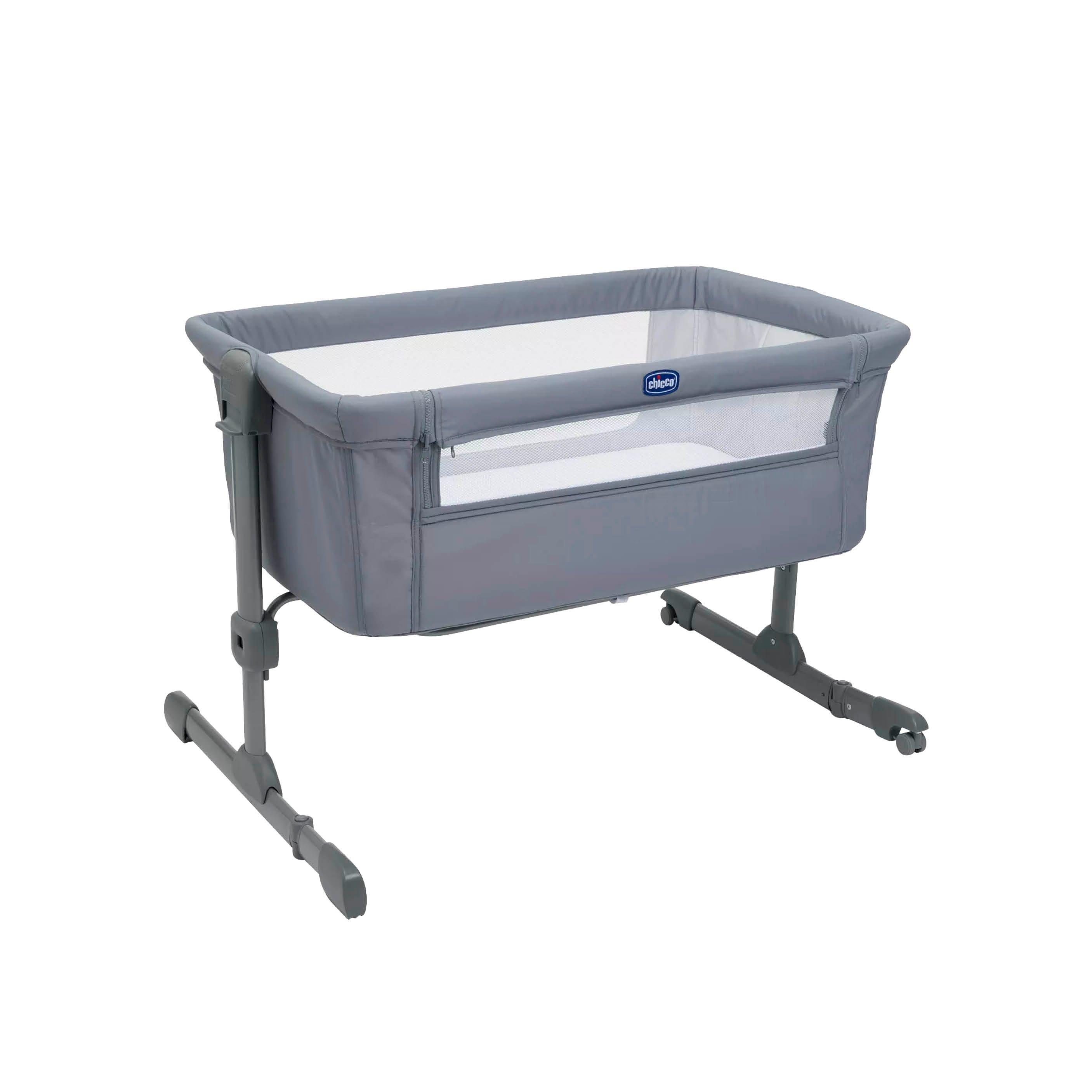Stone - Chicco - Next2Me Essential Bedside Crib - 1